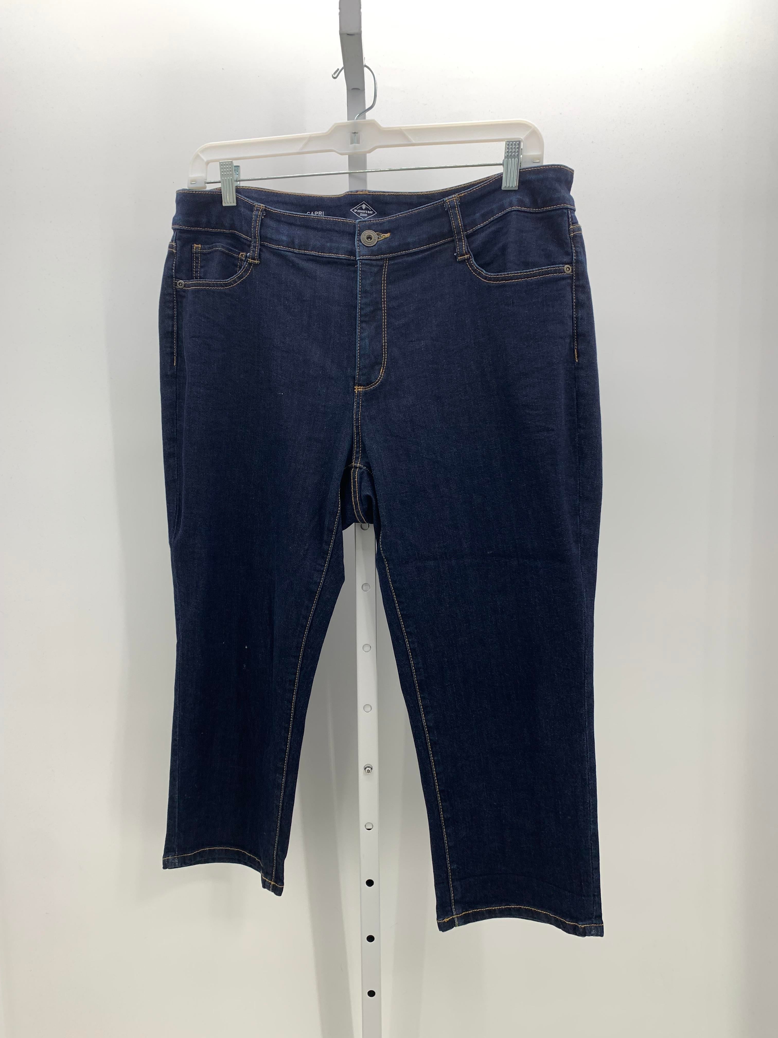 St. Johns Bay Size 18 W Womens Capri Pants