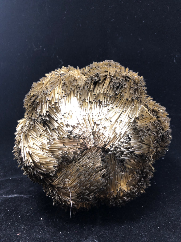 SPIKEY SILVER PUMPKIN.