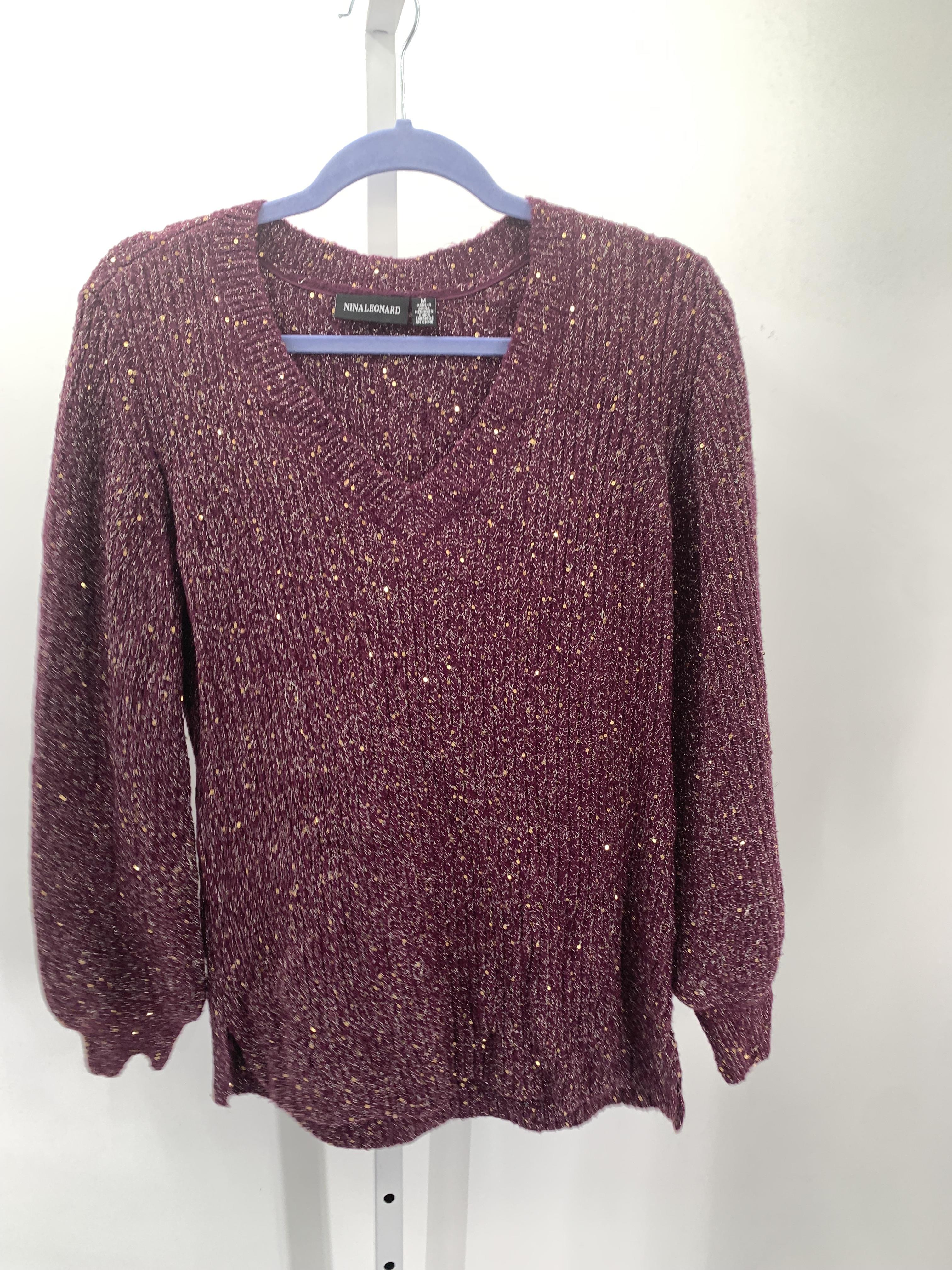 Size Medium Misses Long Slv Sweater