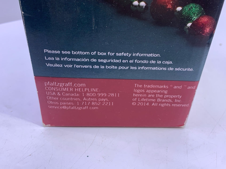 5PC PFALTZGRAFF WINTERBERRY TEA LIGHT SET - IN BOX