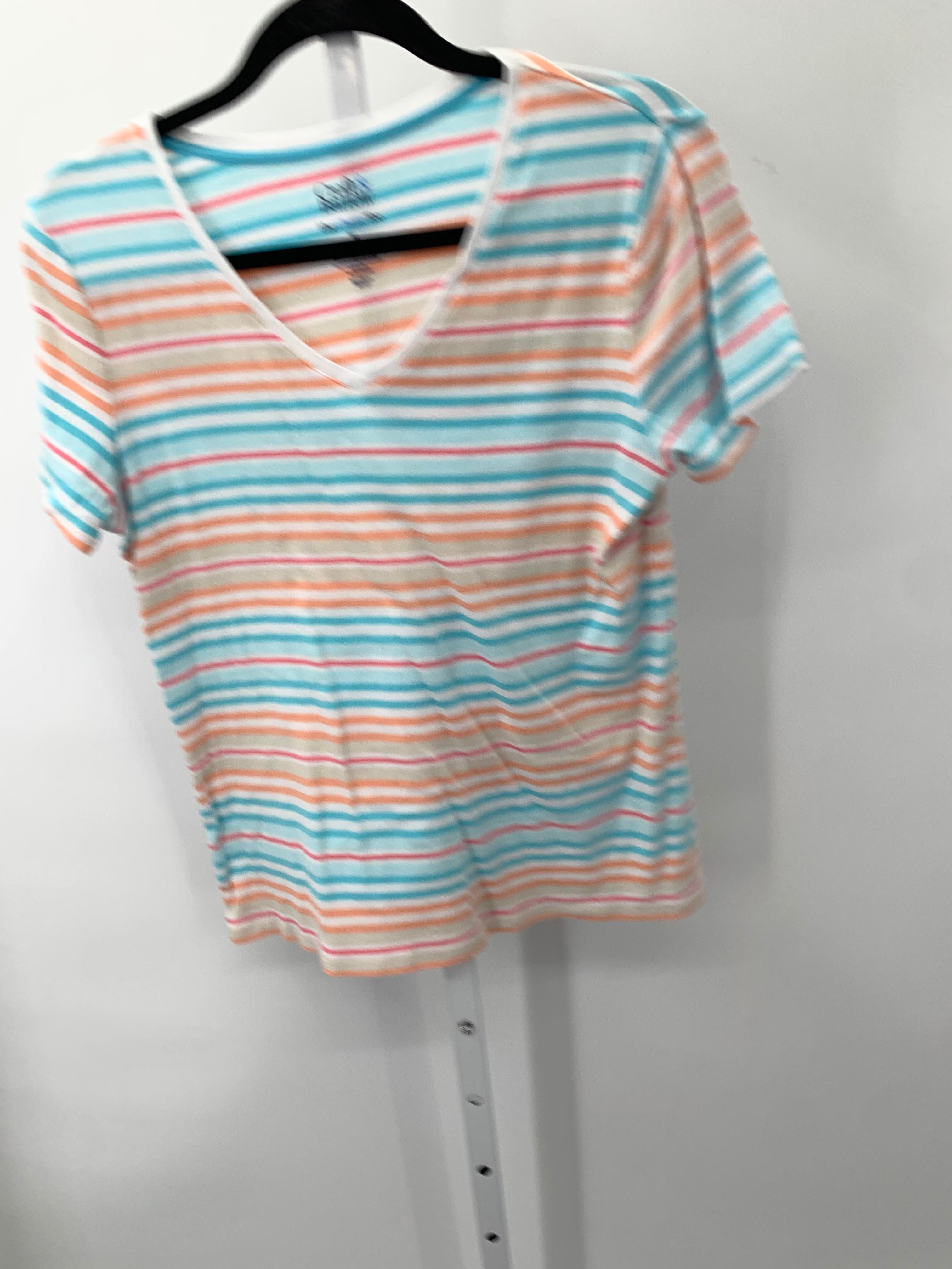 Croft & Barrow Size Medium Misses Short Sleeve Shirt