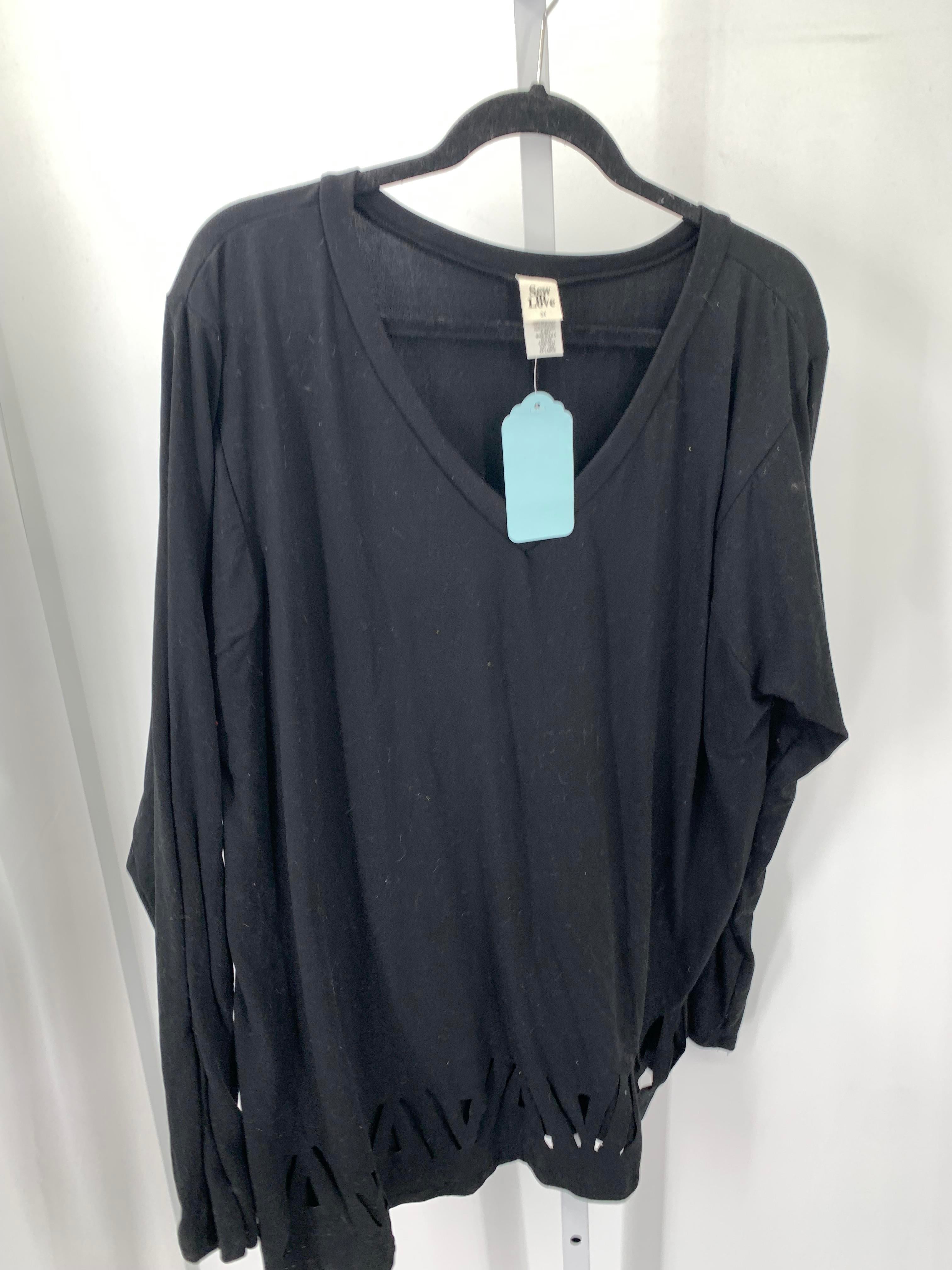 Size 3X Womens Long Sleeve Shirt