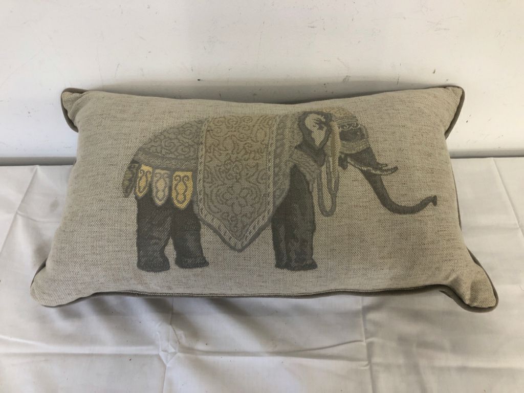 RECTANGLE ELEPHANT PILLOW.