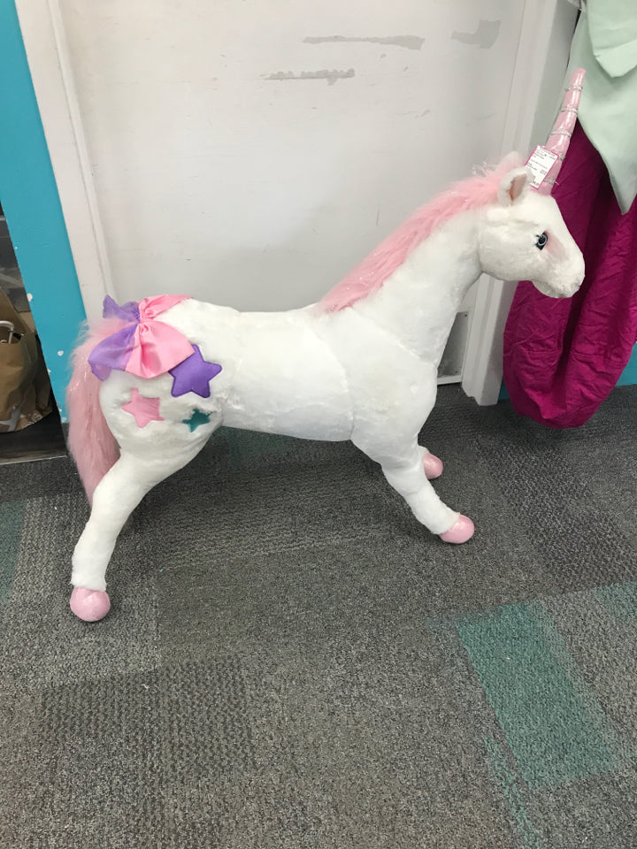Unicorn with Pink Accents