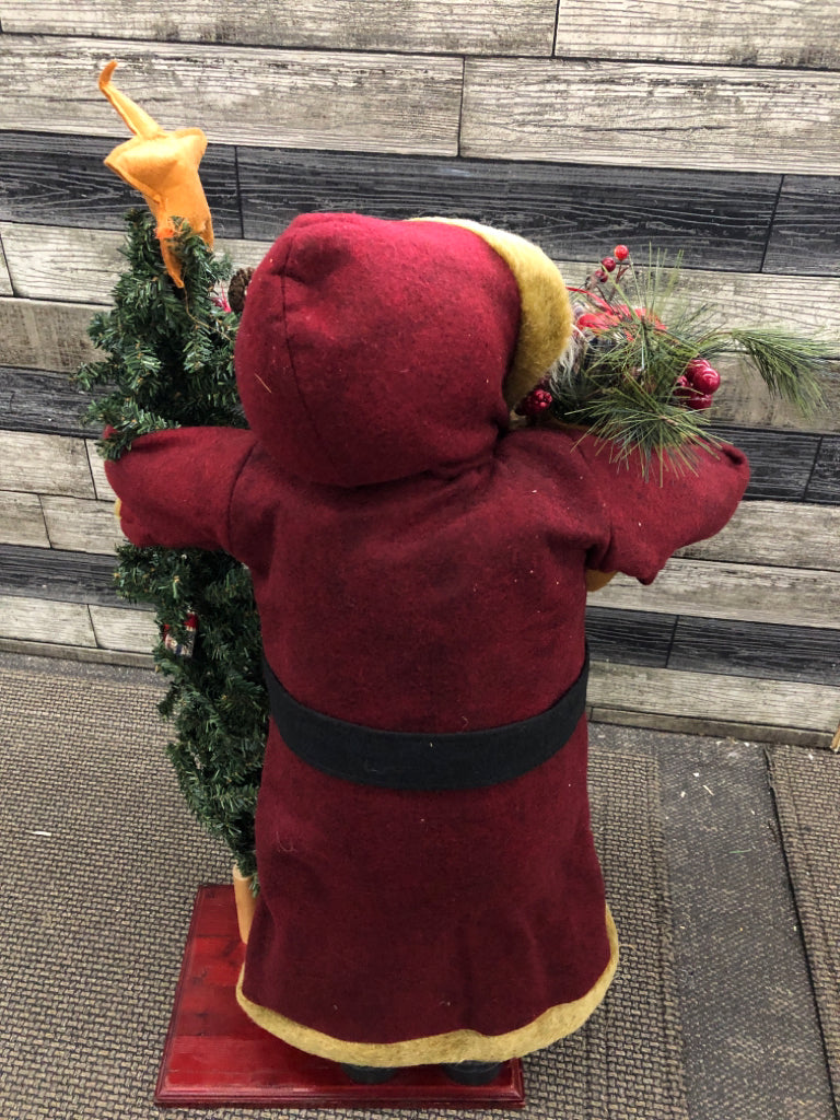 LG FABRIC SANTA DECOR.
