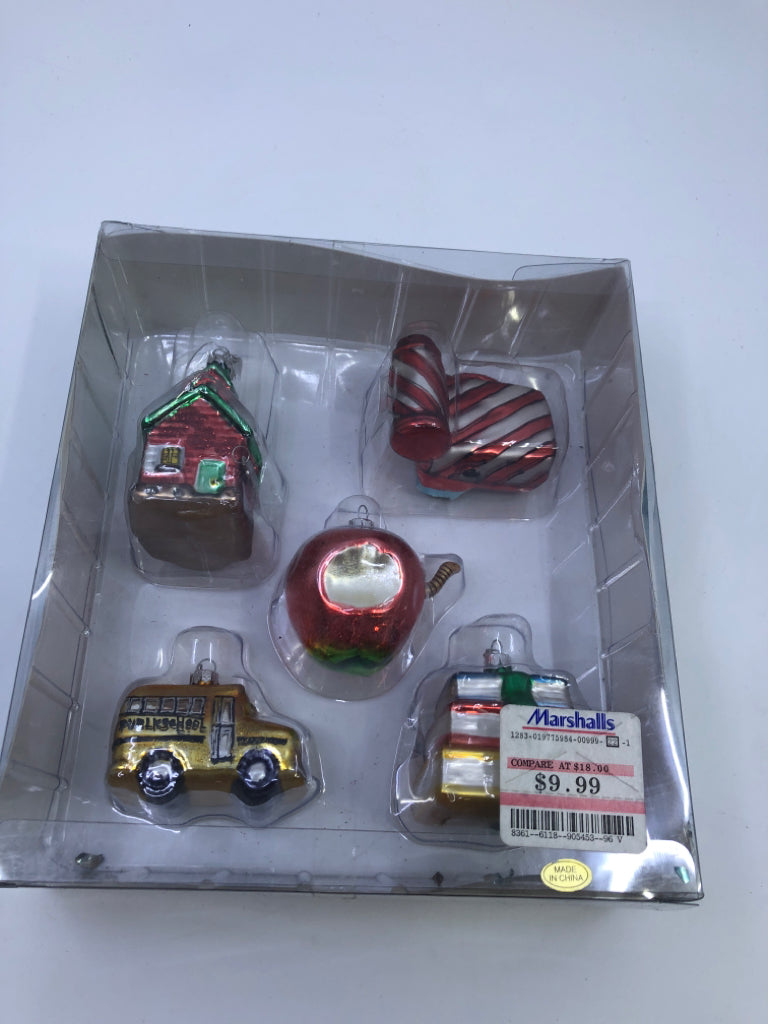 NIB SCHOOL DAYS CHRISTMAS ORNAMENTS.