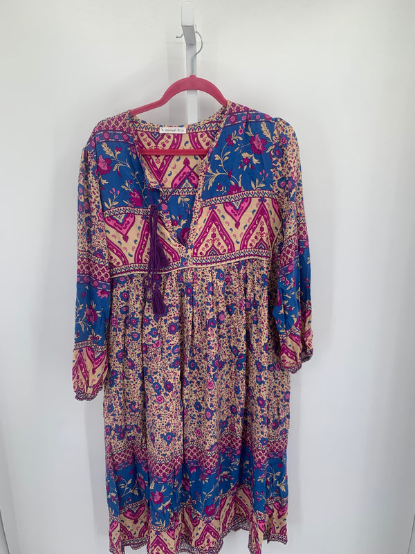 Size Large Misses Long Sleeve Dress