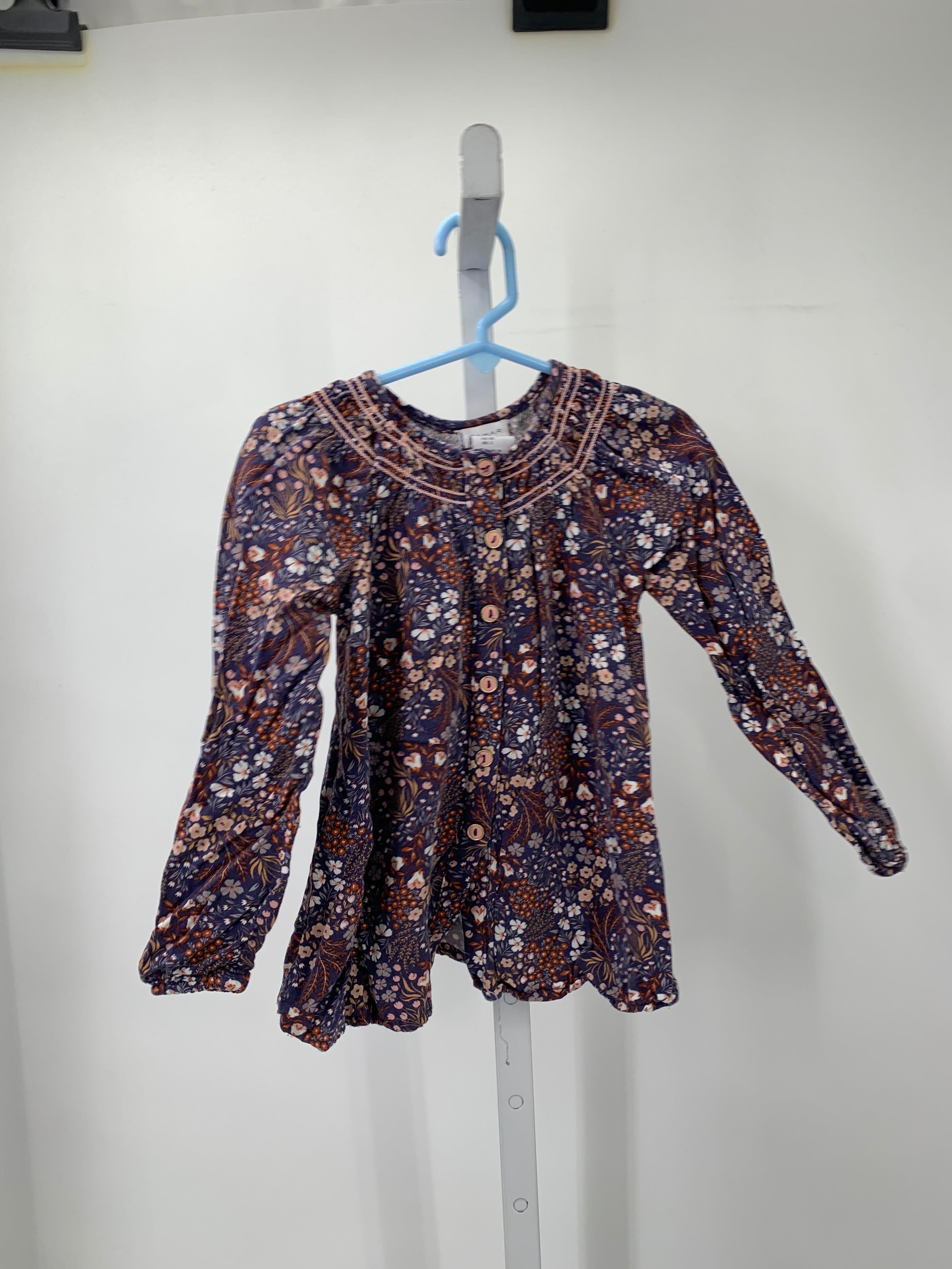 Tahari Size 3T Girls Long Sleeve Shirt