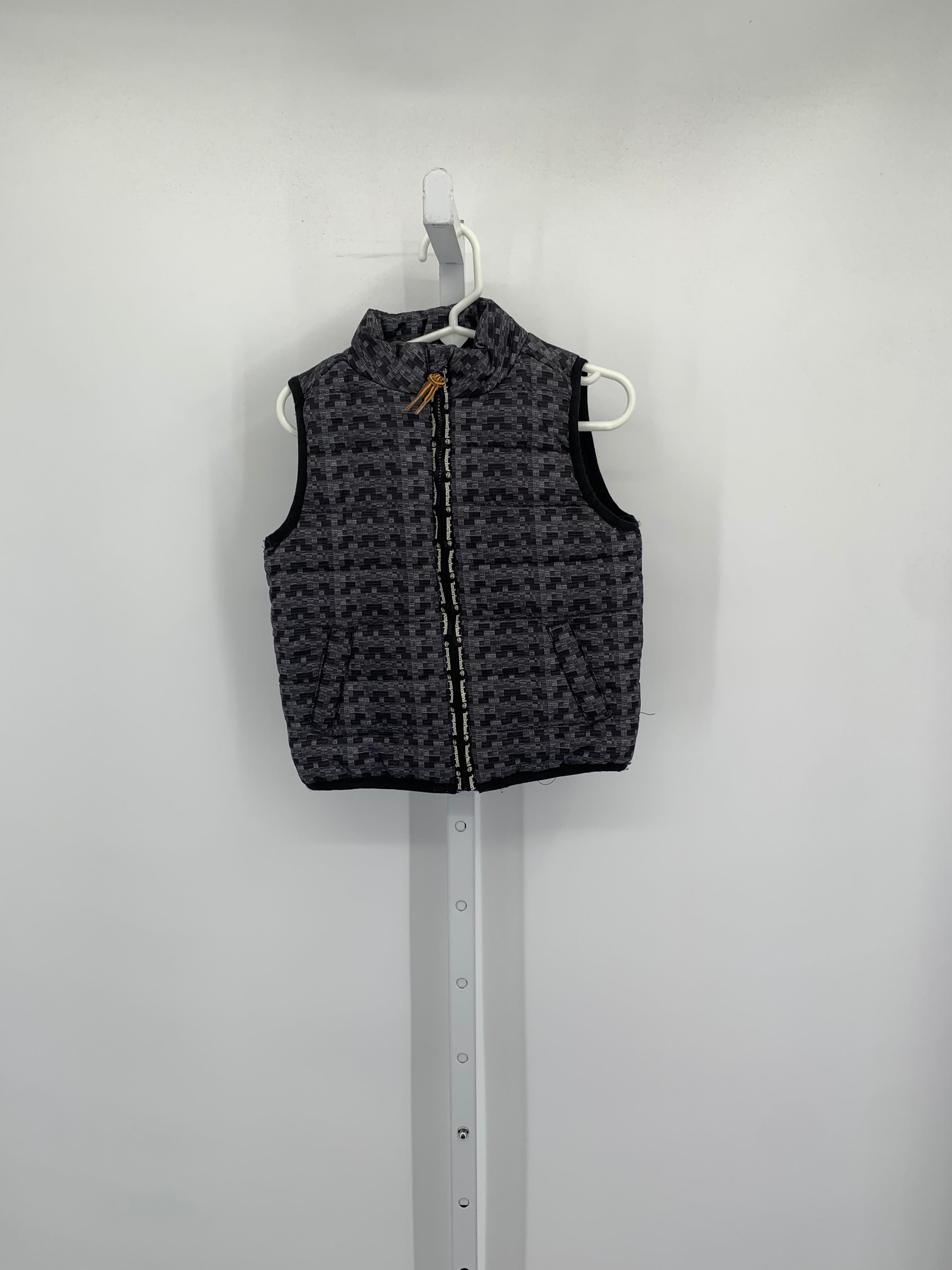 PATTERN ZIP PUFF VEST