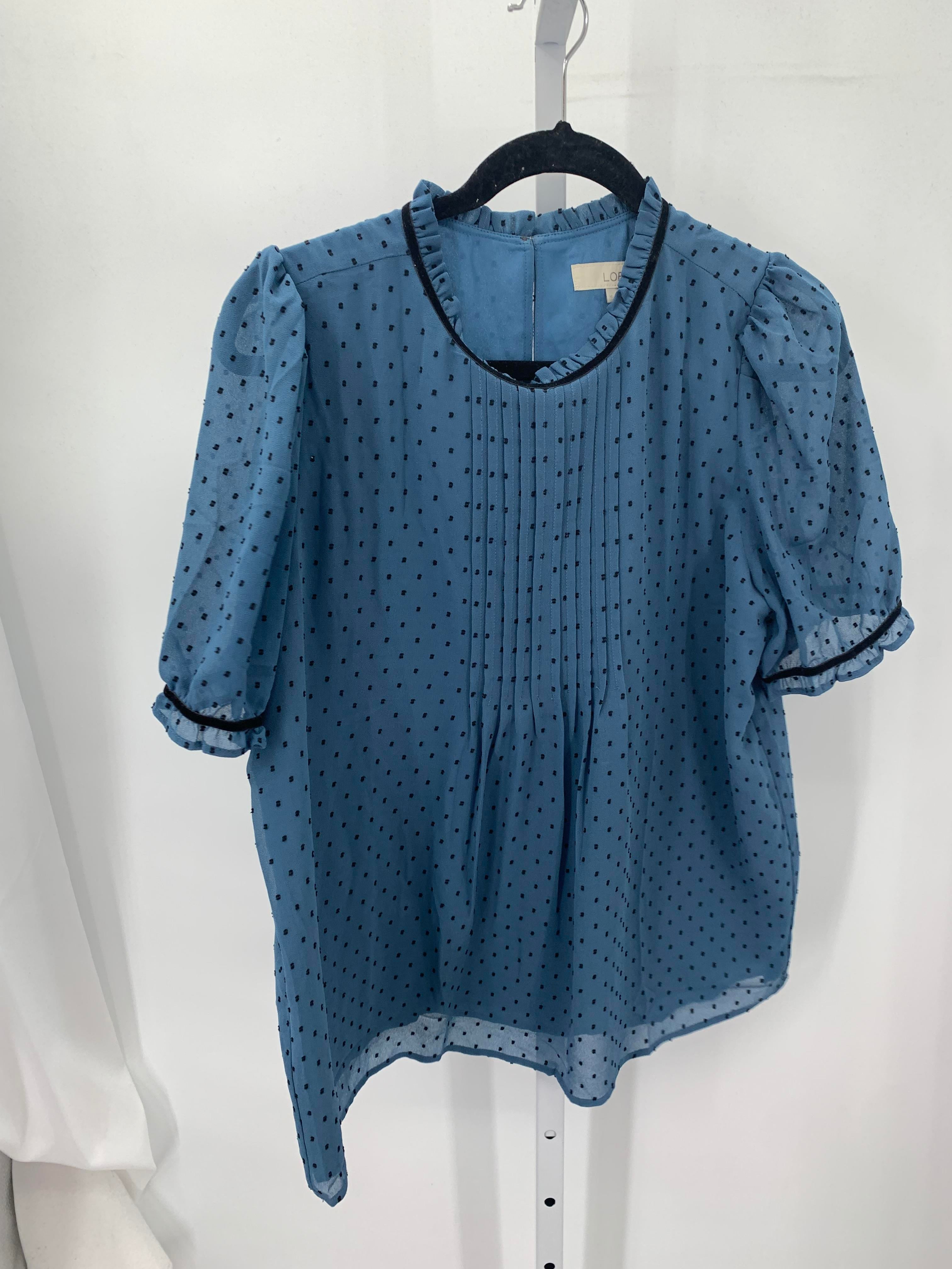 Loft Size Medium Misses Short Sleeve Shirt