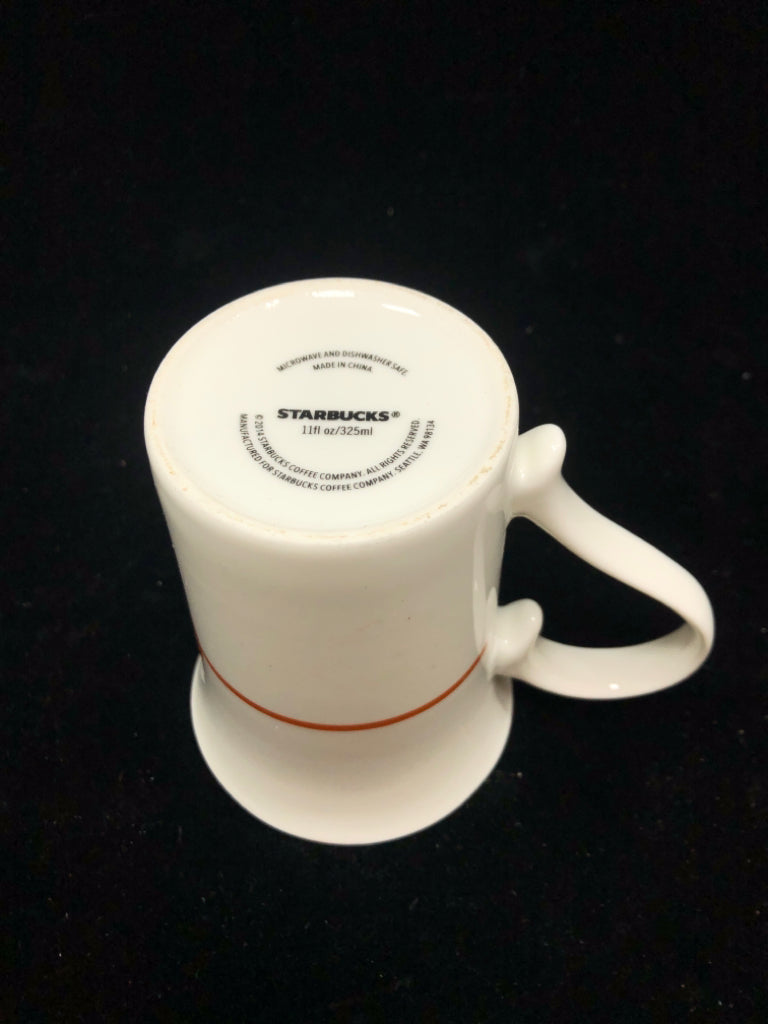 STARBUCKS 2014 SCROLL DIAMOND MUG.