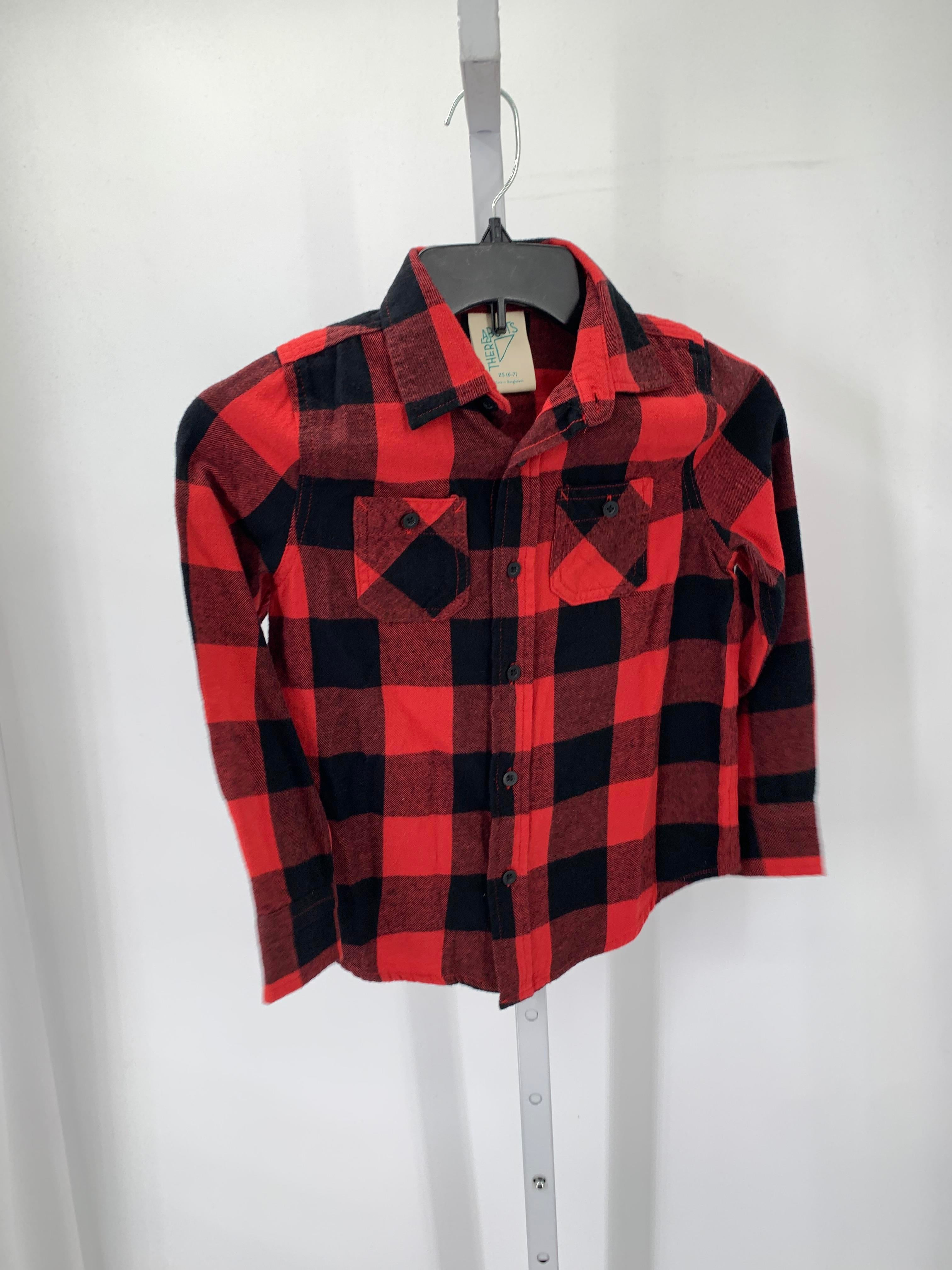 BLACK PLAID BTN DOWN