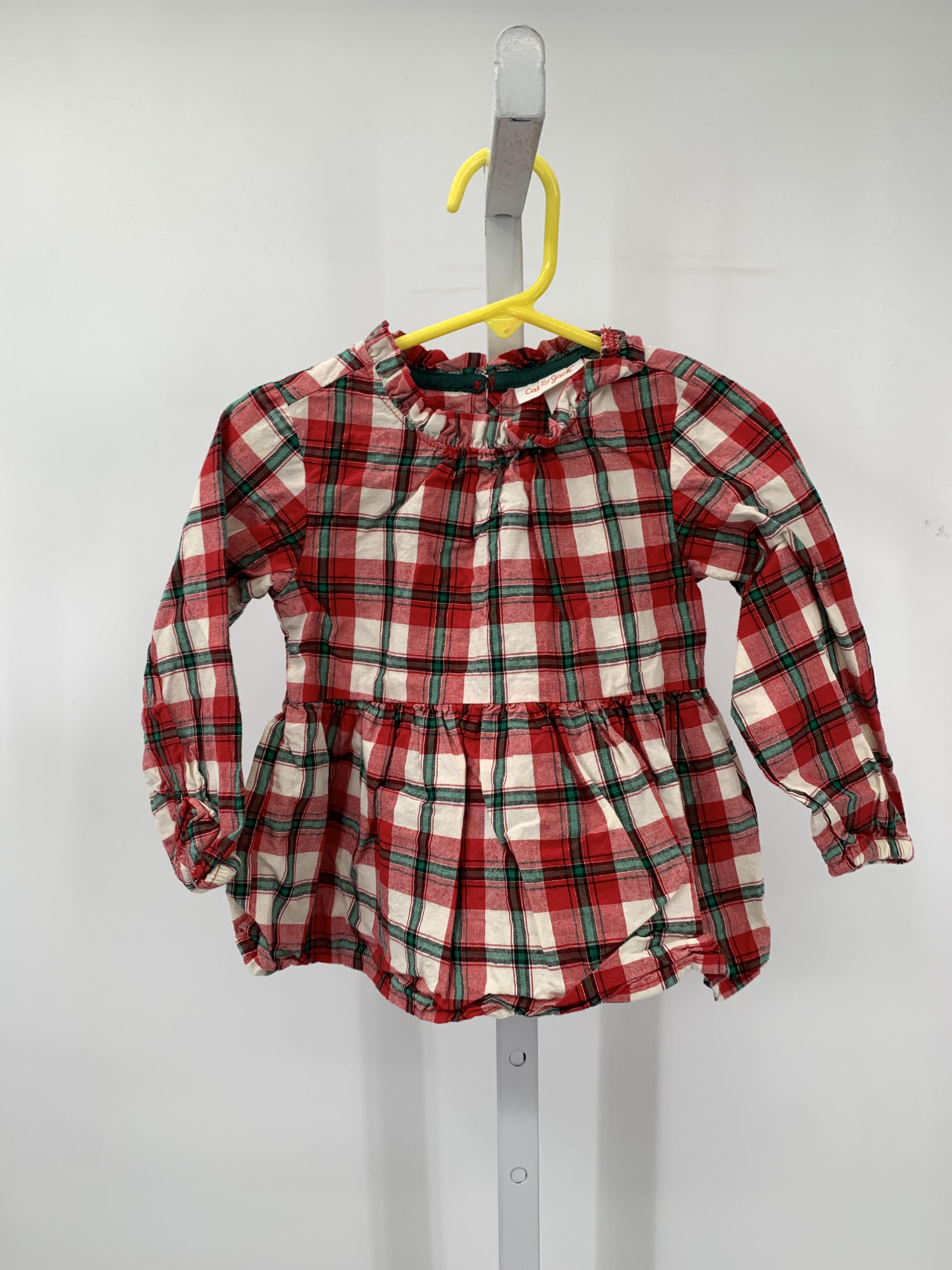 Cat & Jack Size 2T Girls Long Sleeve Shirt