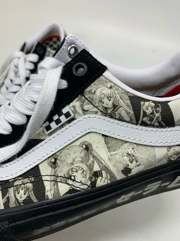 Vans Pop Cush Sailor Moon Shoes (Men-7.5, Wom-9)- Pre-Owned