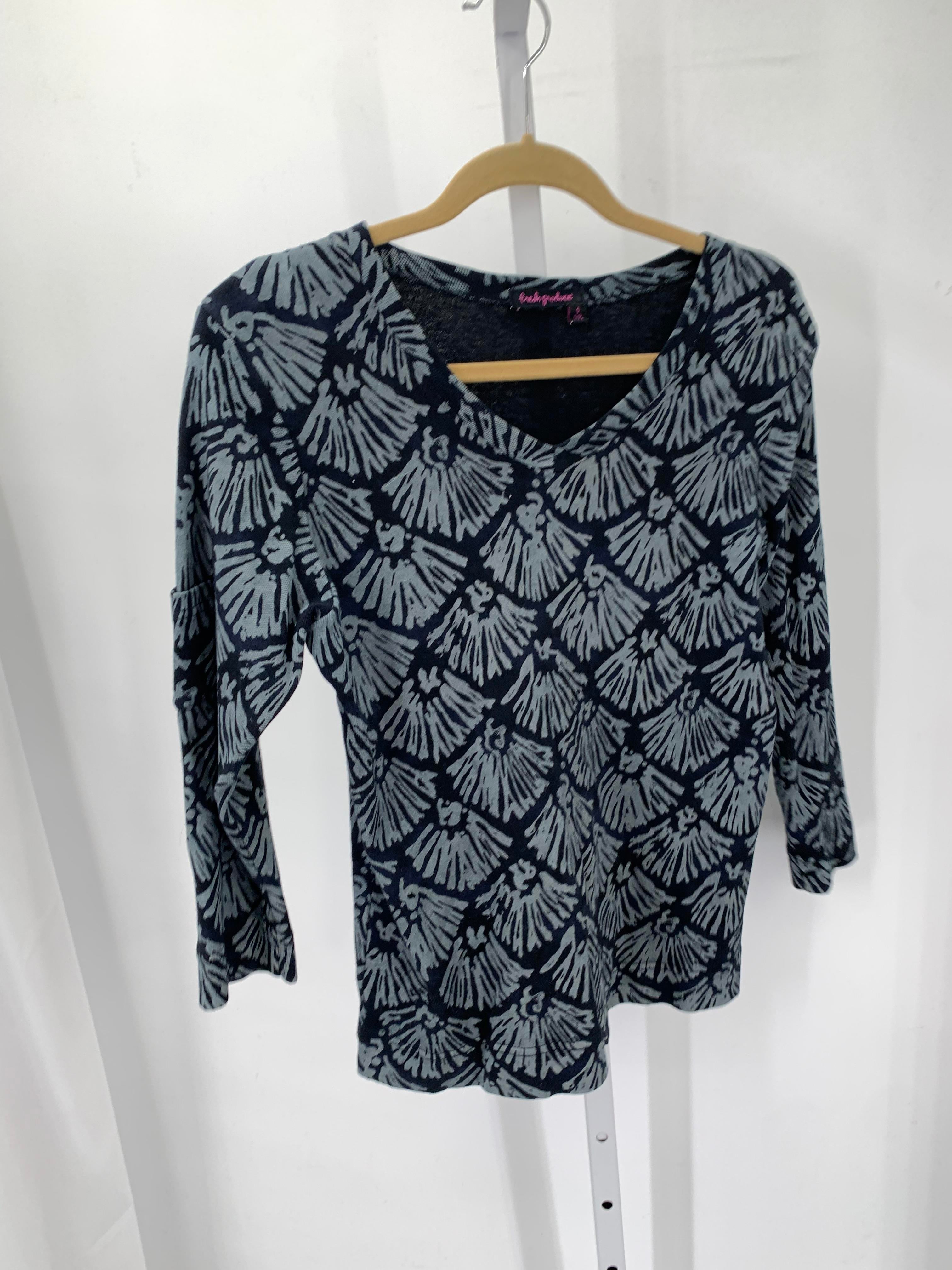 Fresh Produce Size Small Misses 3/4 Sleeve Shirt