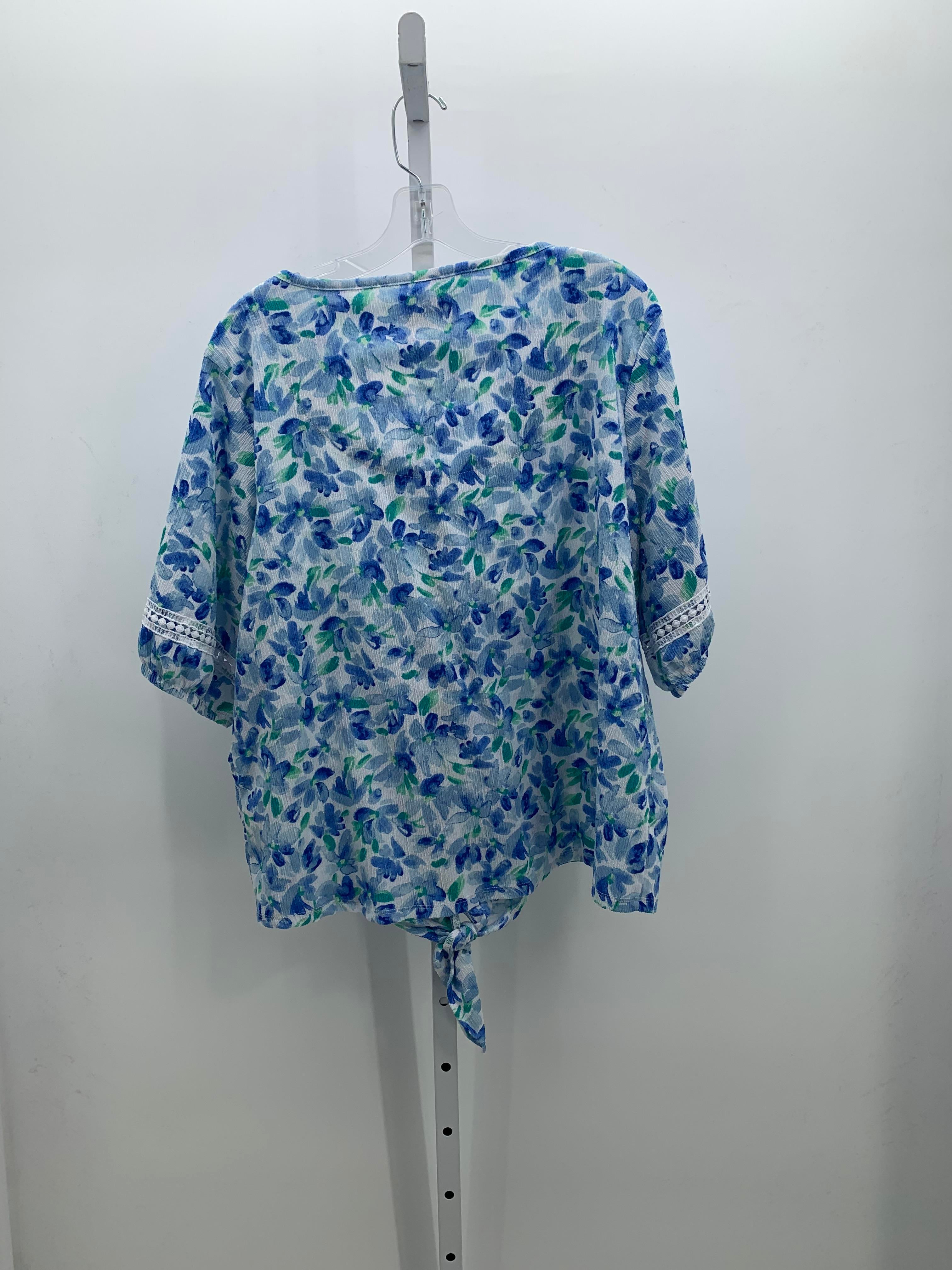 Berkley Jensen Size XXL Misses Short Sleeve Shirt