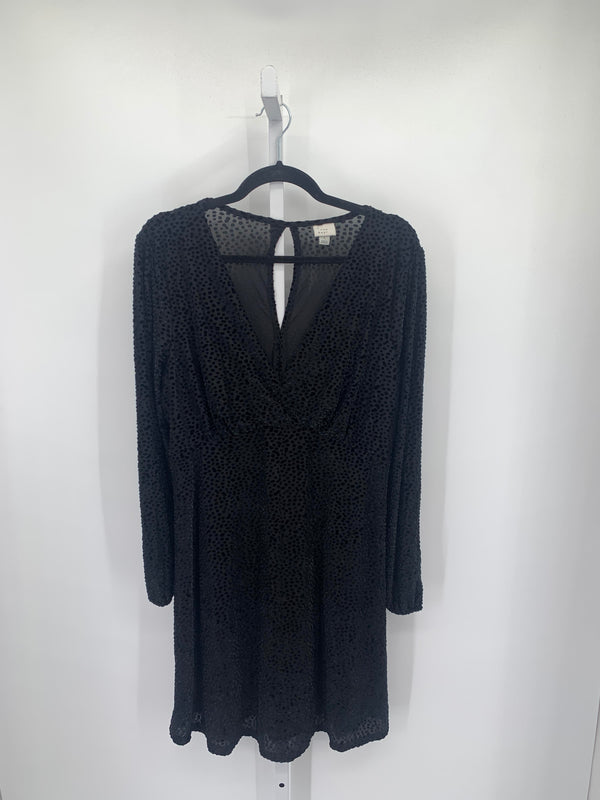 A New Day Size Large Misses Long Sleeve Dress