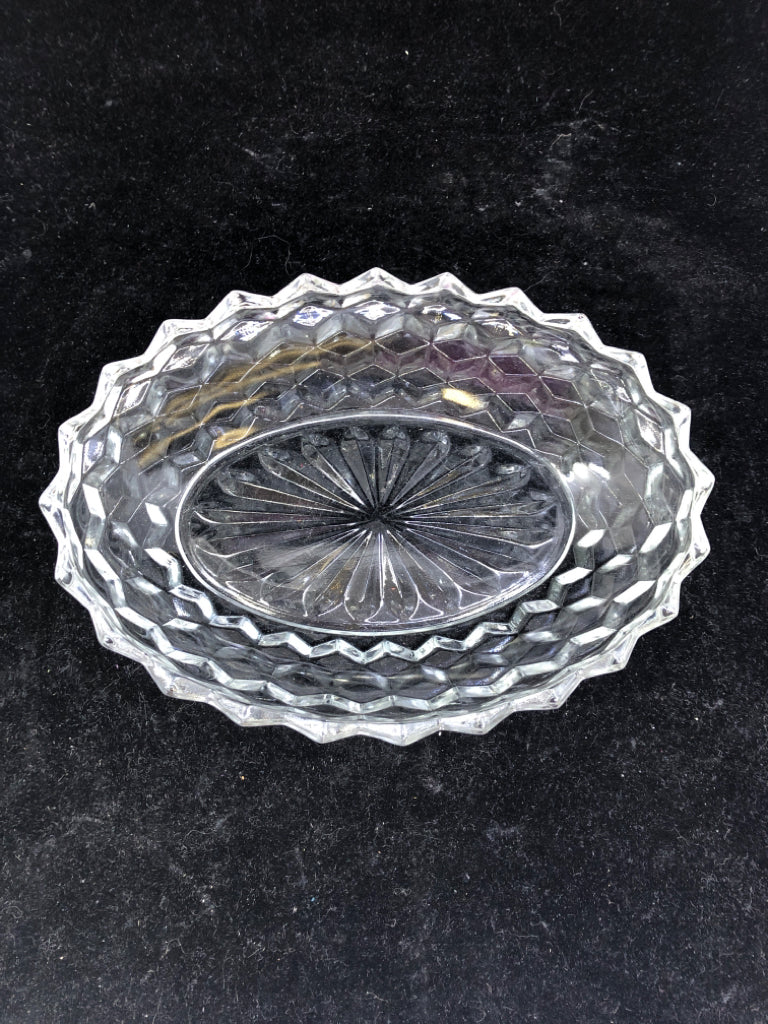 VTG CUBIST OVAL DISH.