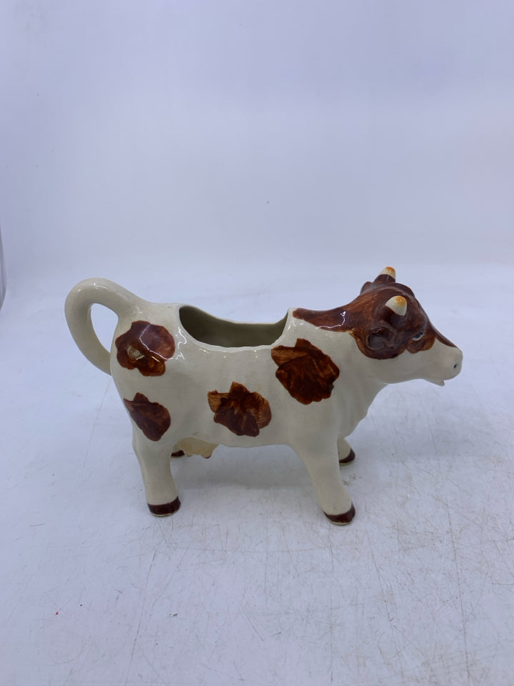 VTG COW WITH BROWN SPOTS CREAMER- JAPAN
