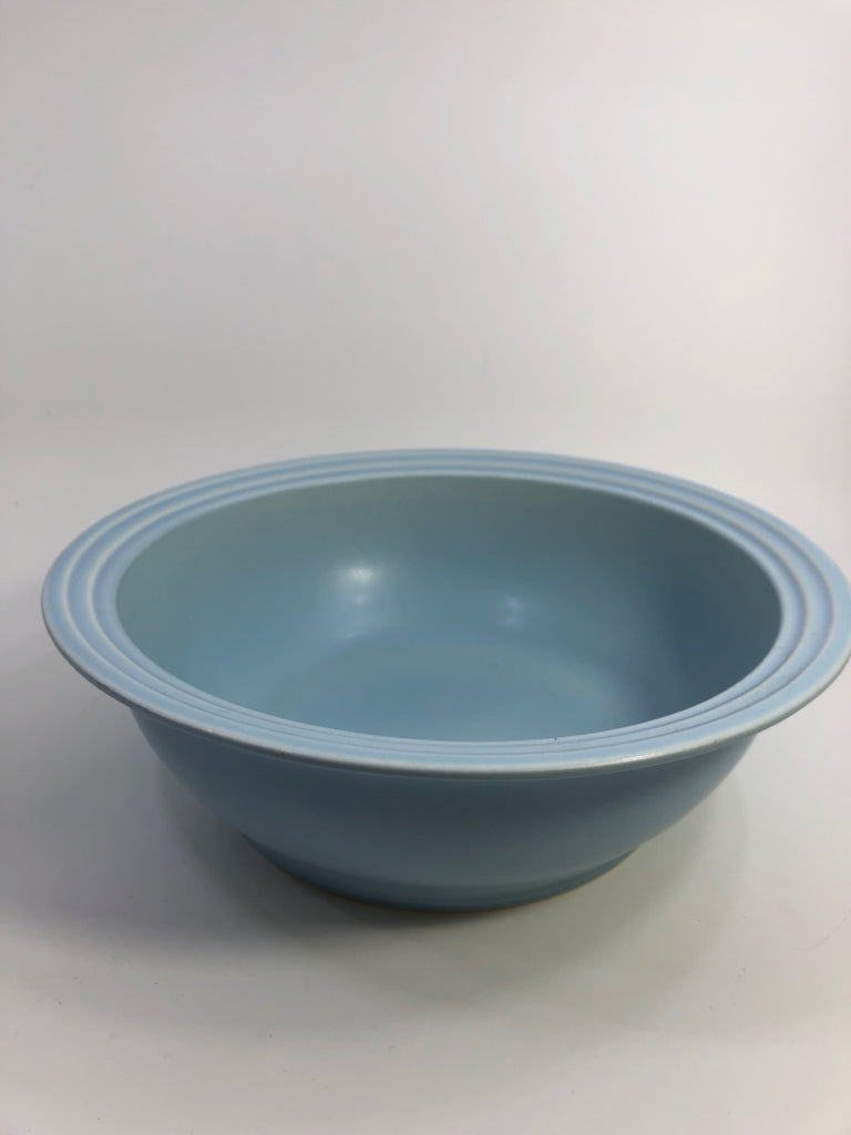 LT BLUE PFALTZGRAFF SERVING BOWL.