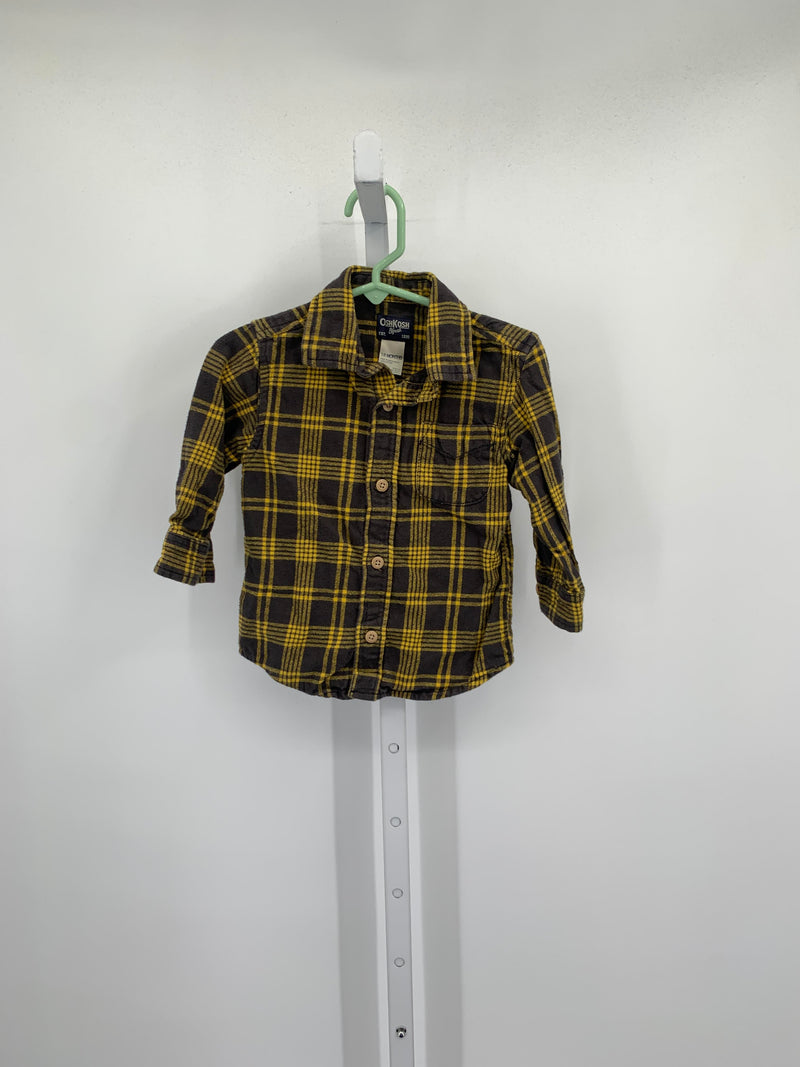 YELLOW PLAID BUTTON DOWN