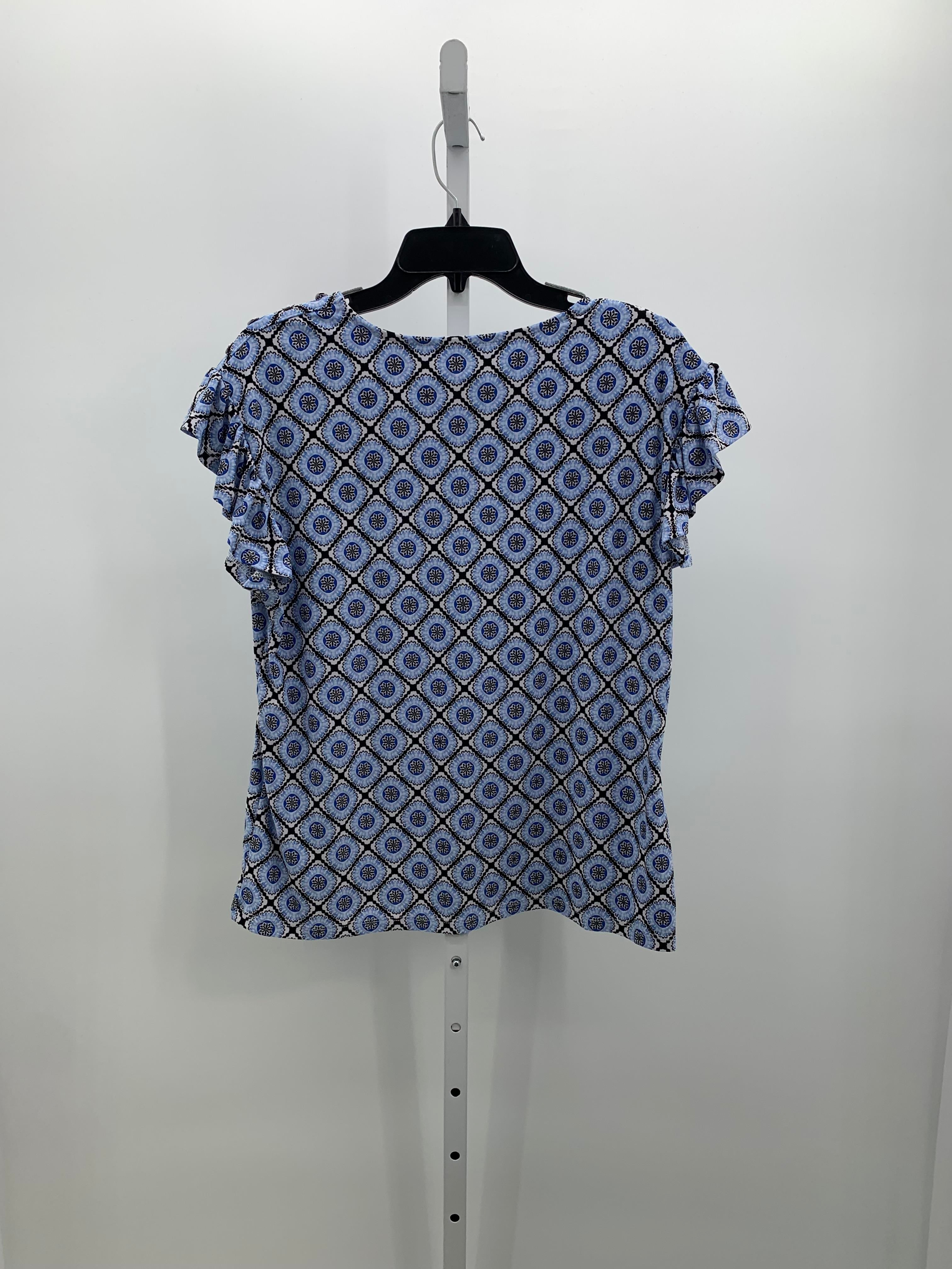 Jones New York Size Large Petite Petite Short Sleeve Shirt