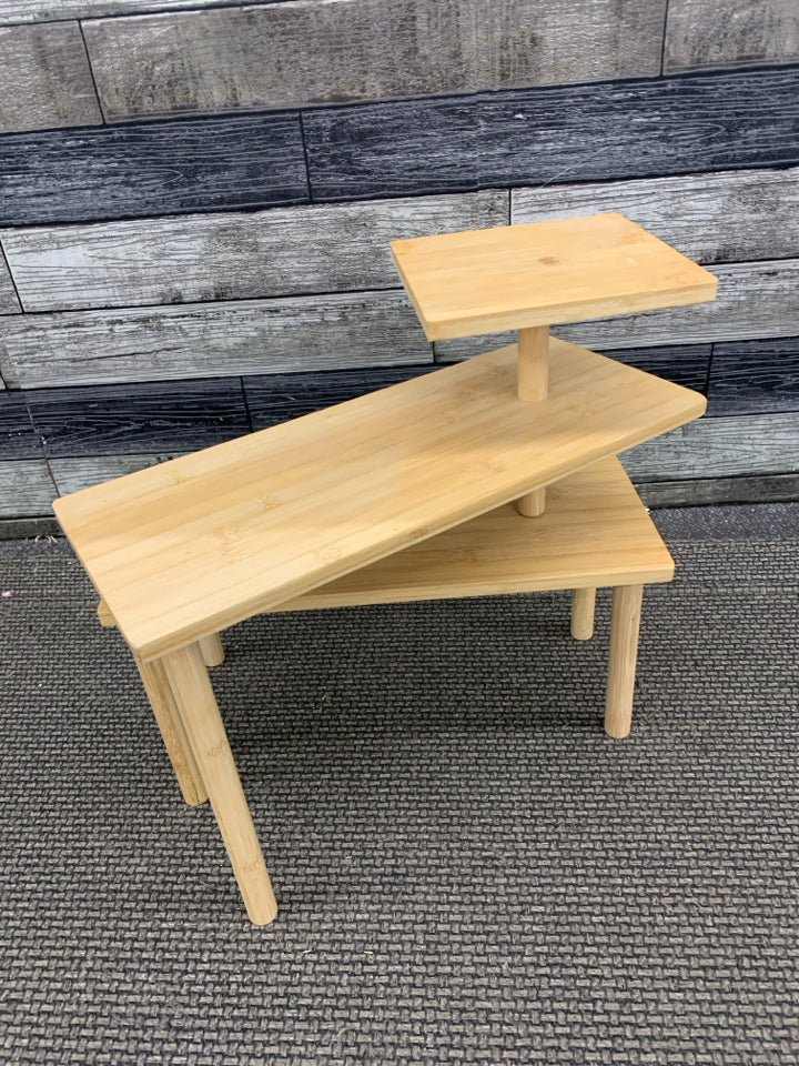 3 TIER BAMBOO PLANT STAND.