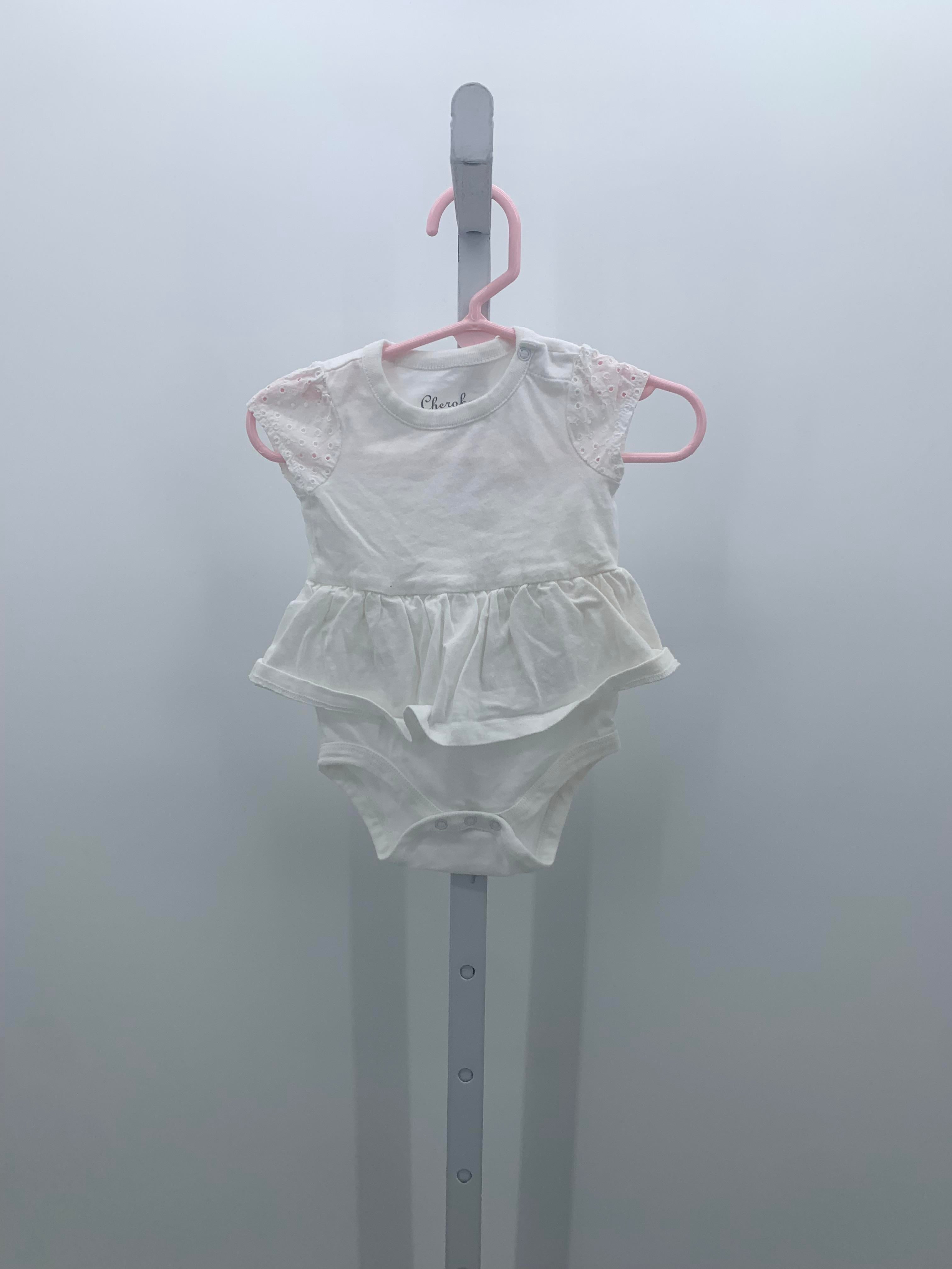 Cherokee Size 0-3 months Girls Short Sleeve Dress