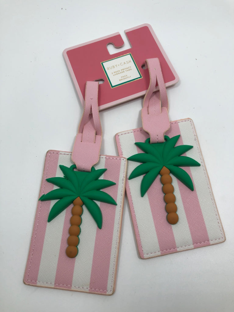 RUBY+CASH 2PC LUGGAGE TAGS.
