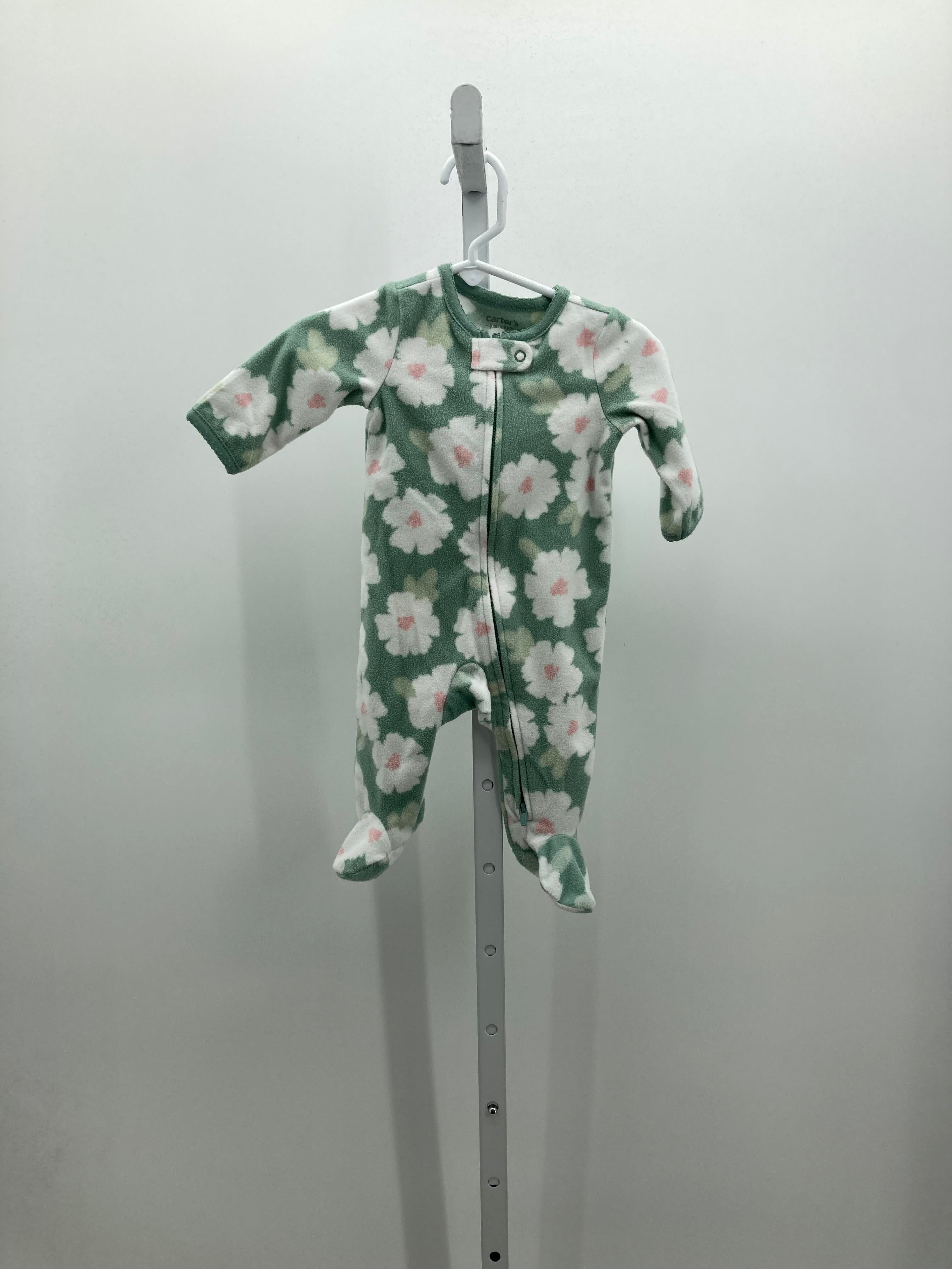 Carters Size 3 Months Girls Long Slv. Romper