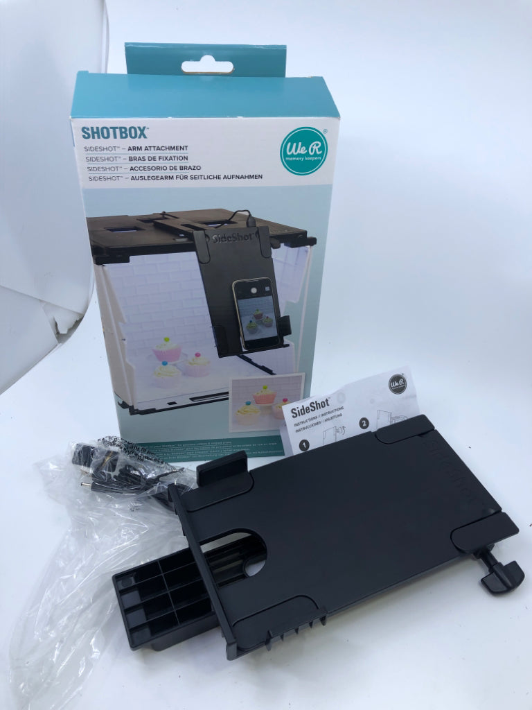 NIB SHOT BOX SIDESHOT-ARM ATTACHMENT.