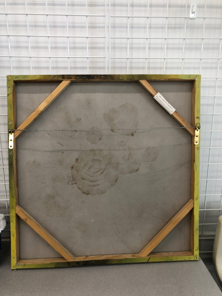 BLOOMING ROSE CANVAS - SIGNED.