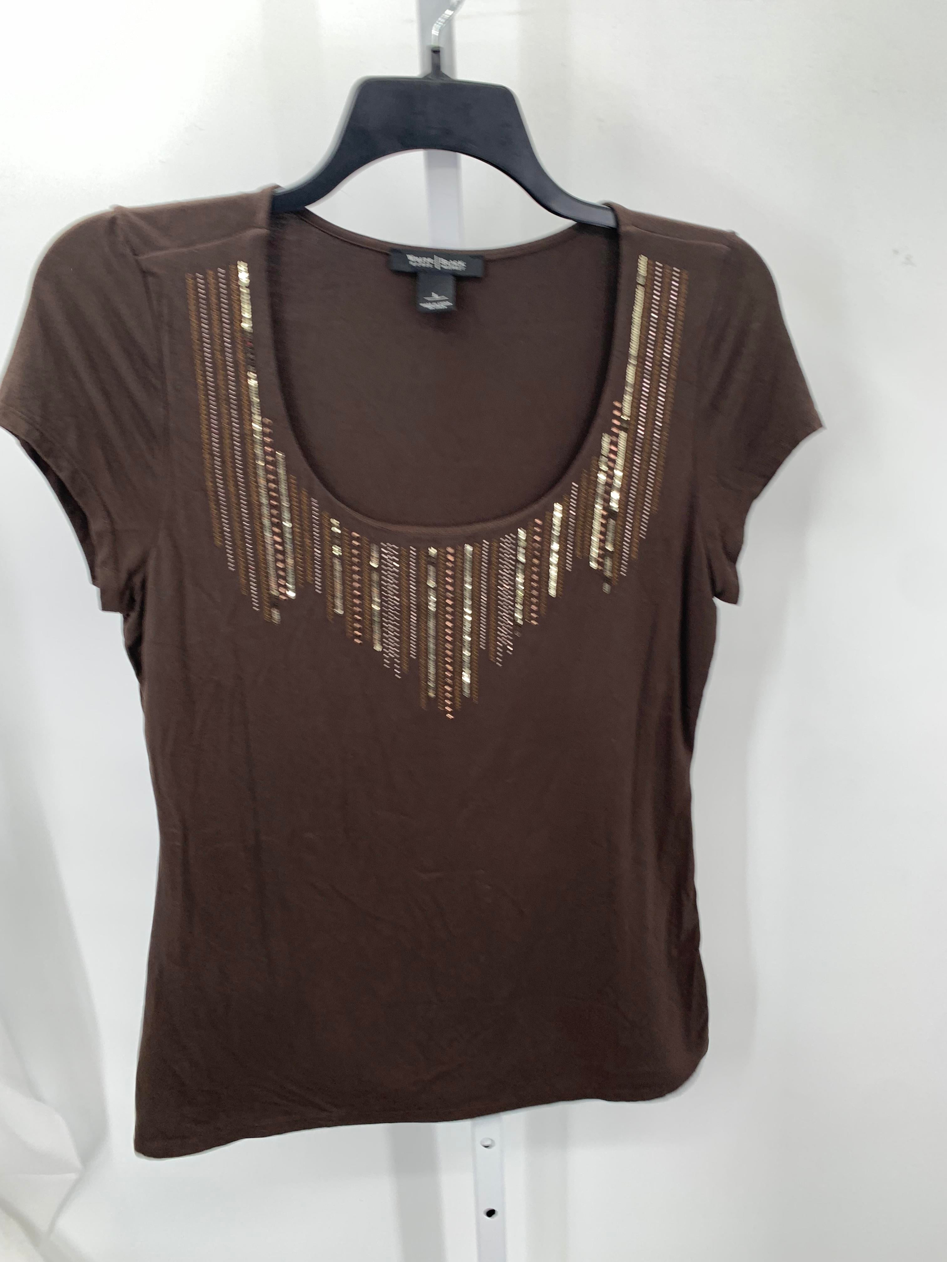 White House Black Size Large Misses Short Sleeve Shirt