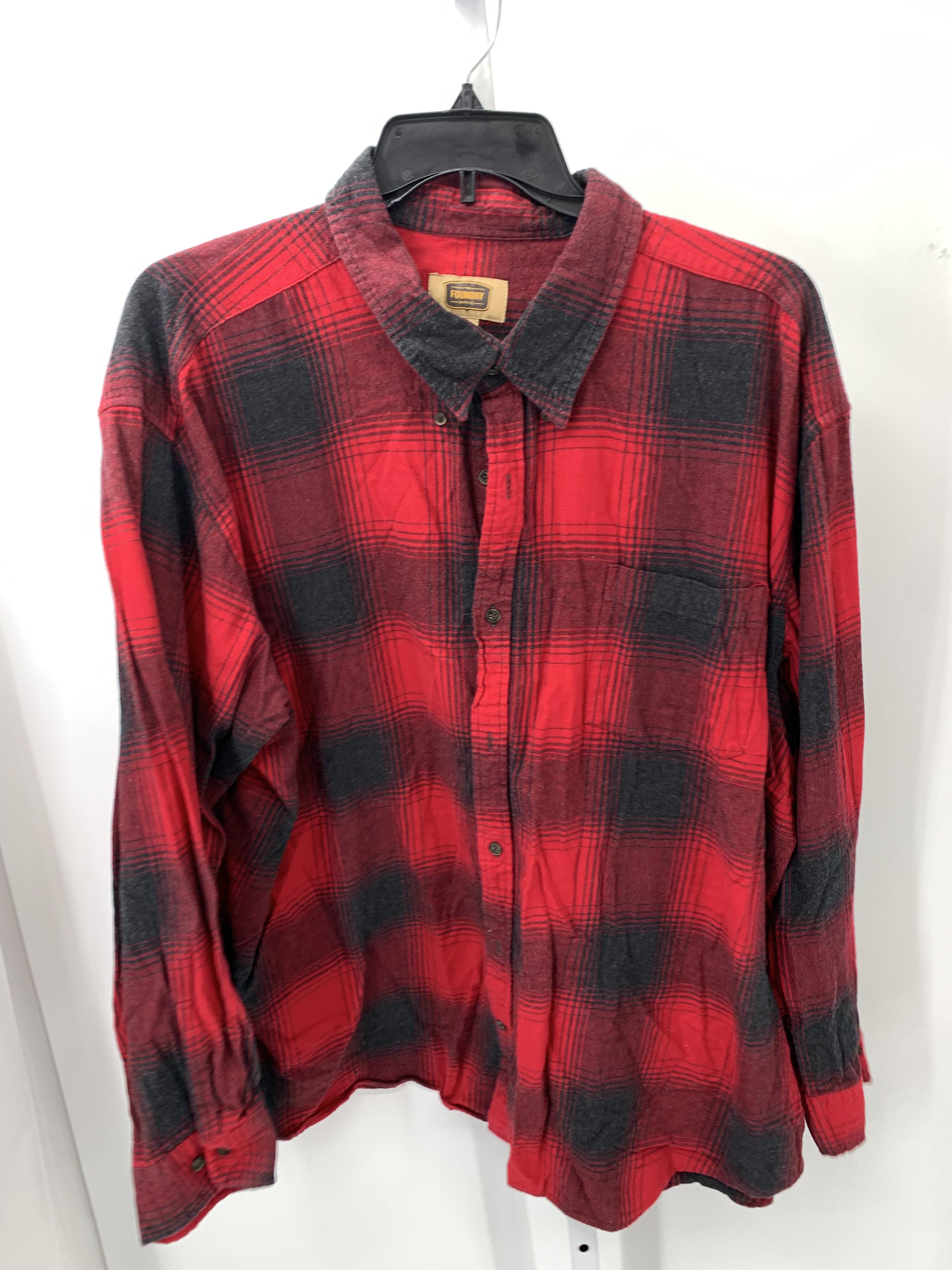 GREY PLAID BTN DOWN.