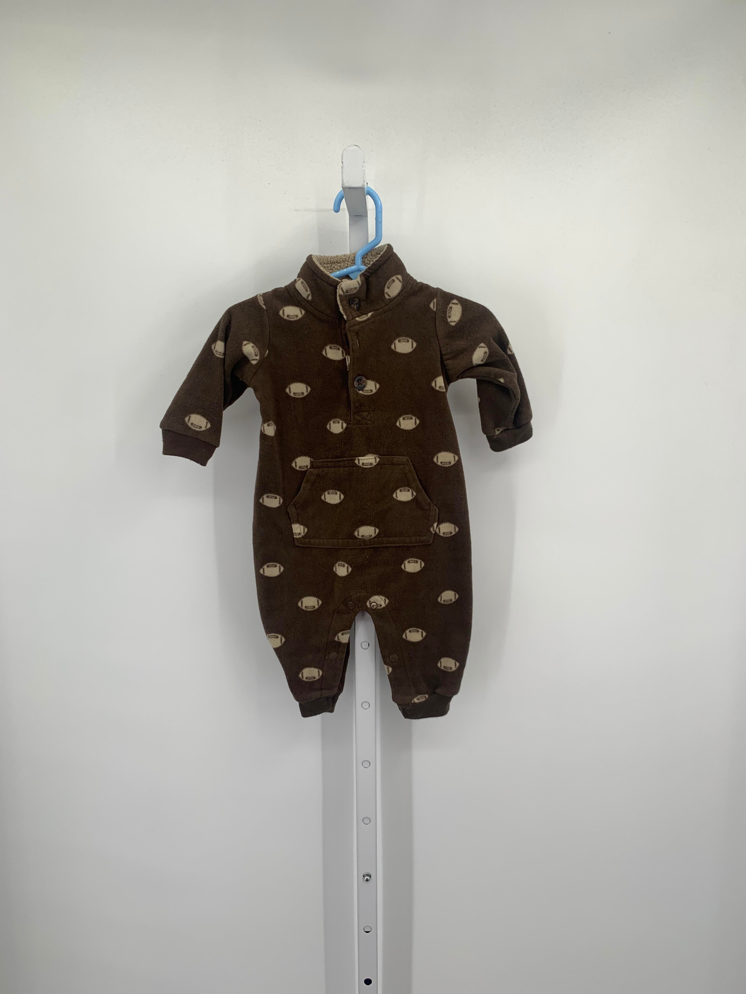 FOOTBALLS FLEECE ROMPER