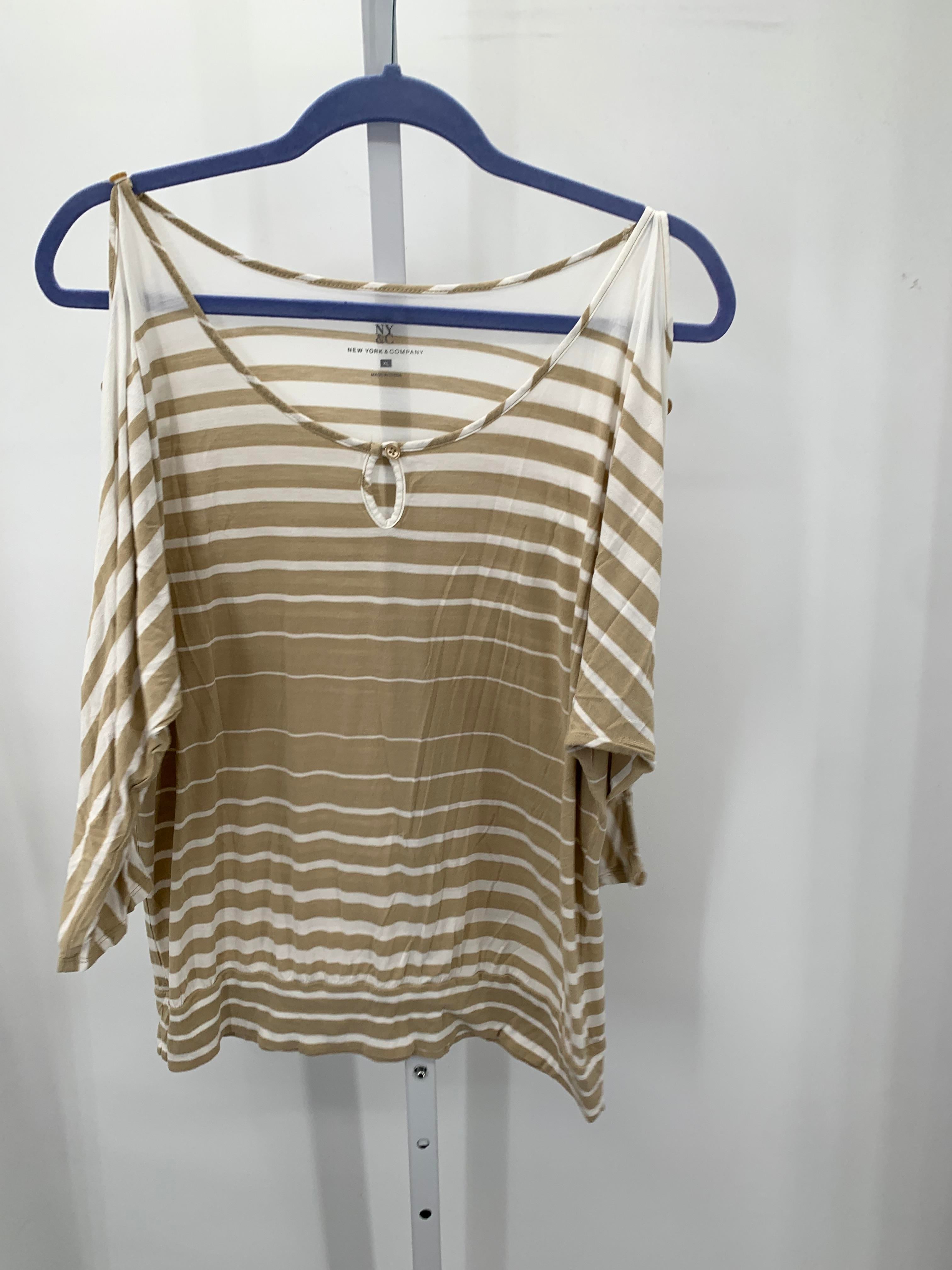 New York & co. Size Extra Large Misses 3/4 Sleeve Shirt