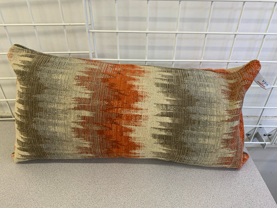 NARROW PILLOW ORANGE, BEIGE, GRAY NEWPORT .