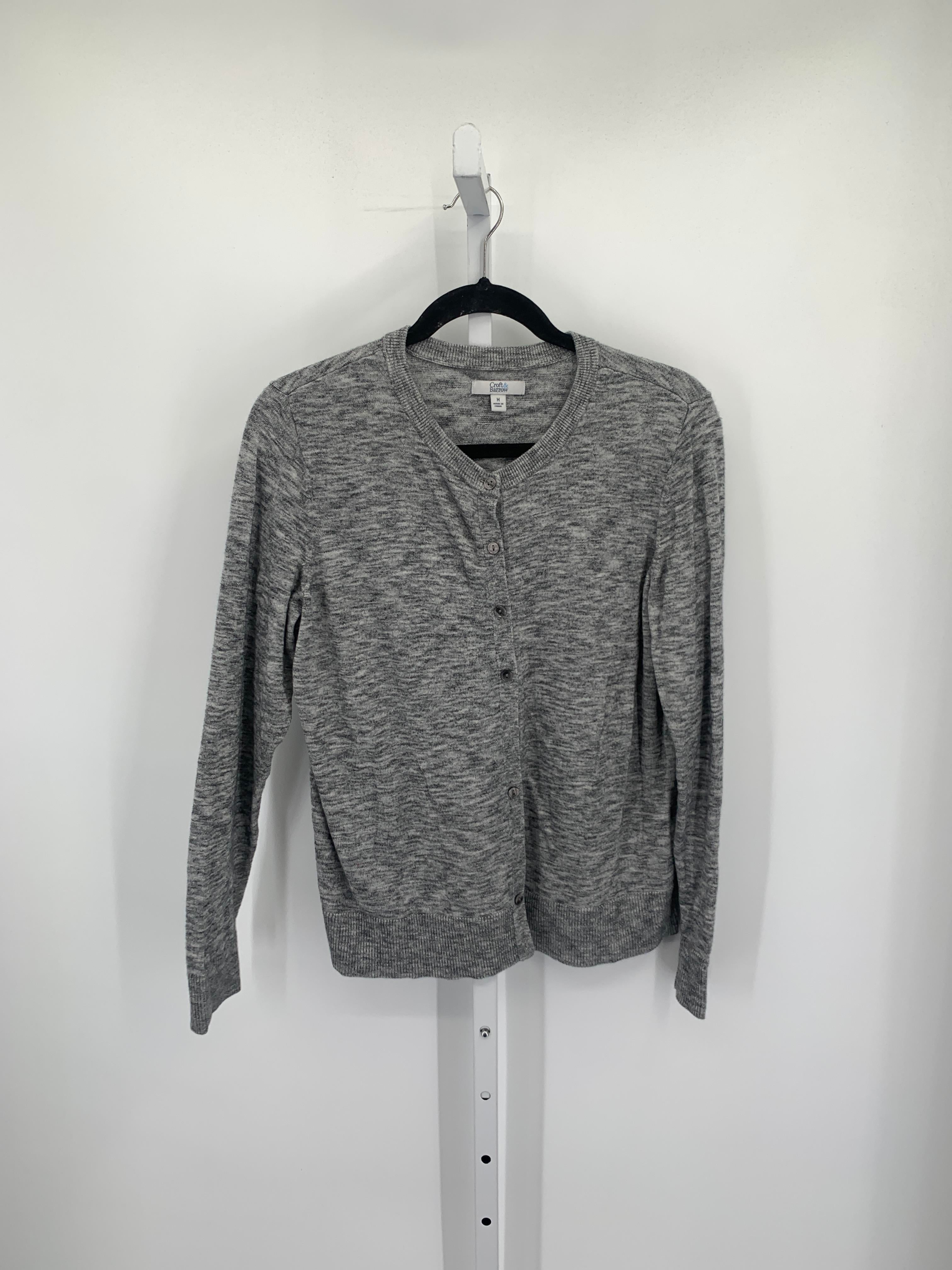 Croft & Barrow Size Medium Misses Long Slv Sweater