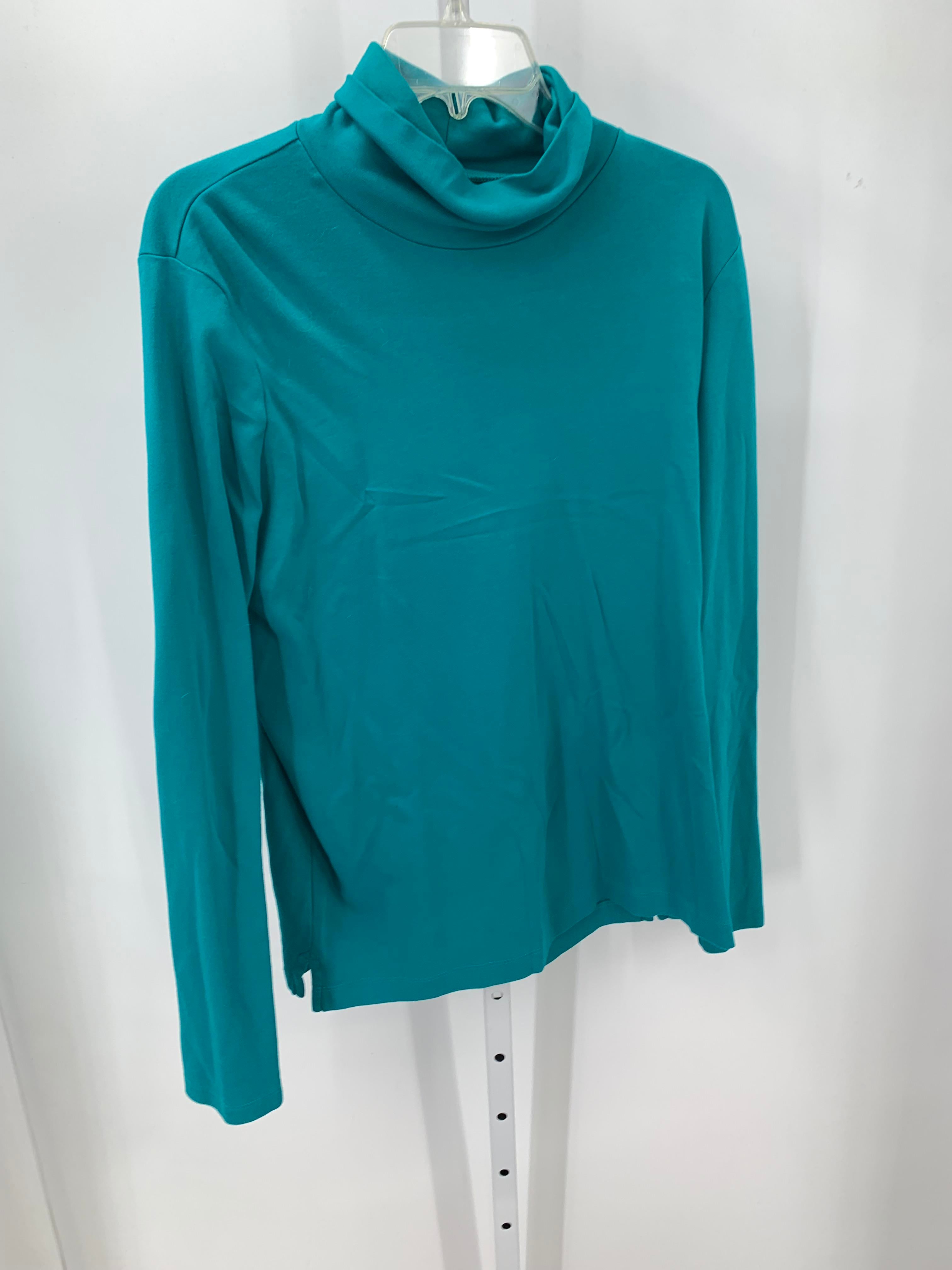 Lands End Size Extra Large Misses Long Sleeve Shirt