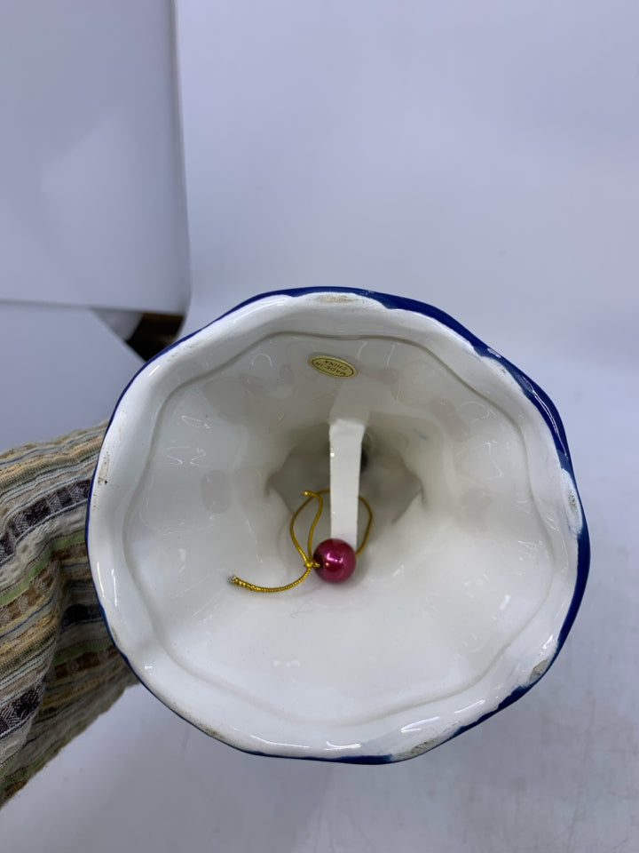 TEMPTATIONS LOOK BLONDE CERAMIC ANGEL BELL.