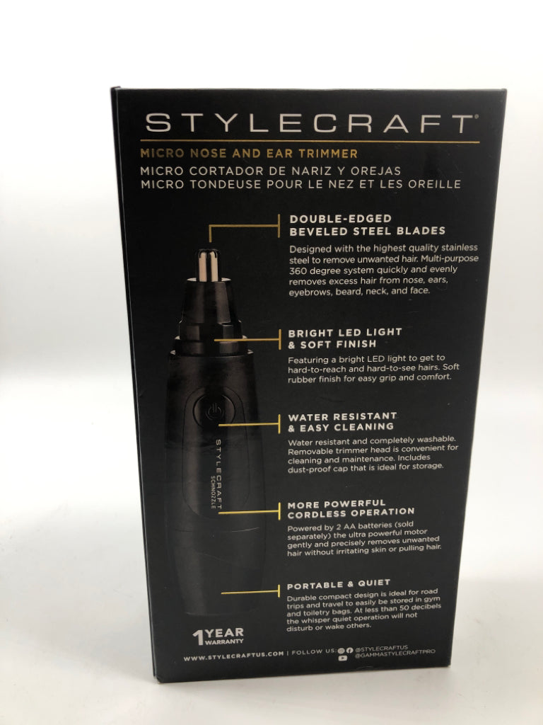 NIB SCHNOZZLE MICRO NOSE & EAR TRIMMER