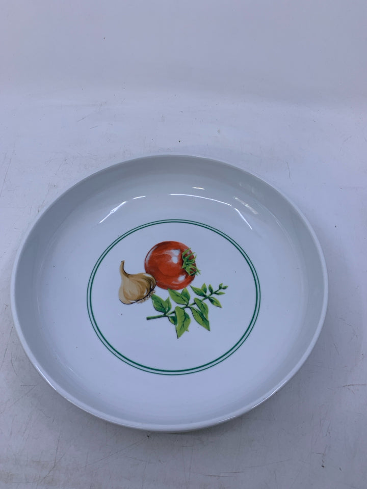 TOMATO & GARLIC SERVING BOWL.