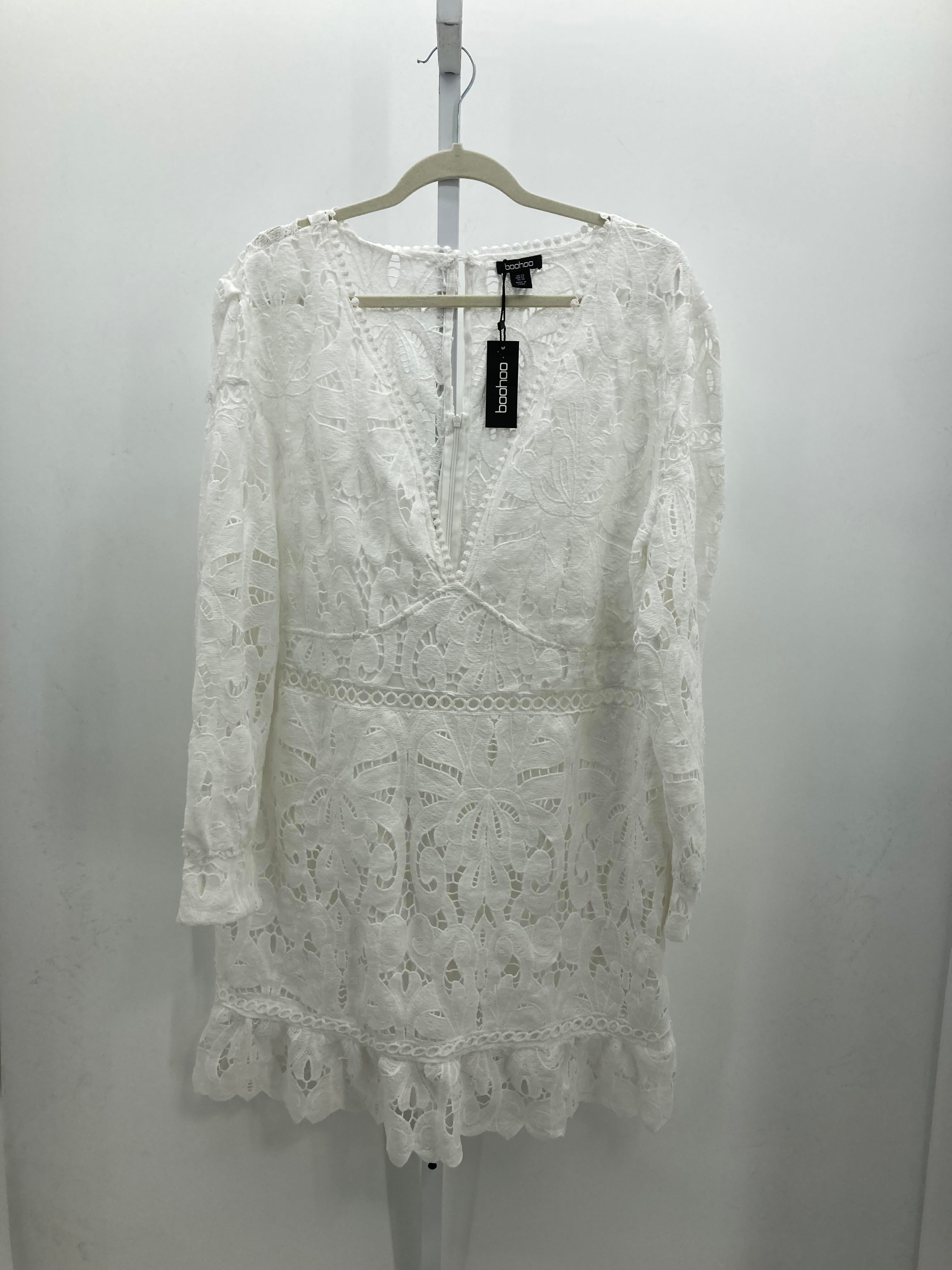 boohoo Size 20 W Womens Long Sleeve Dress