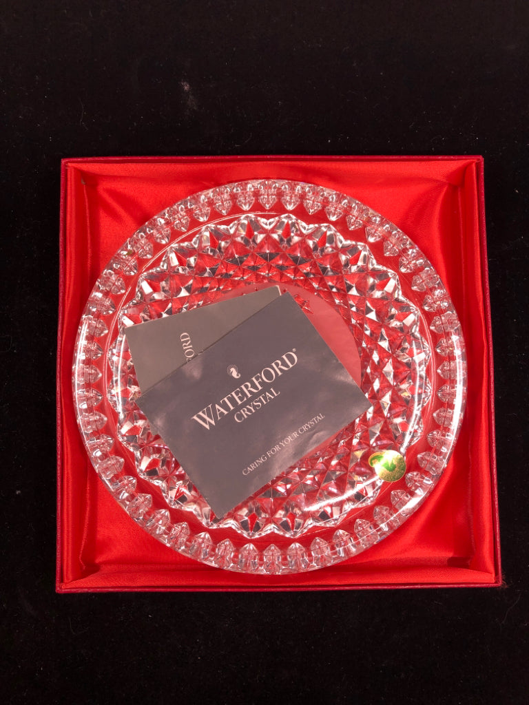 WATERFORD CRYSTAL SHALLOW CHRISTMAS 1990 DISH.