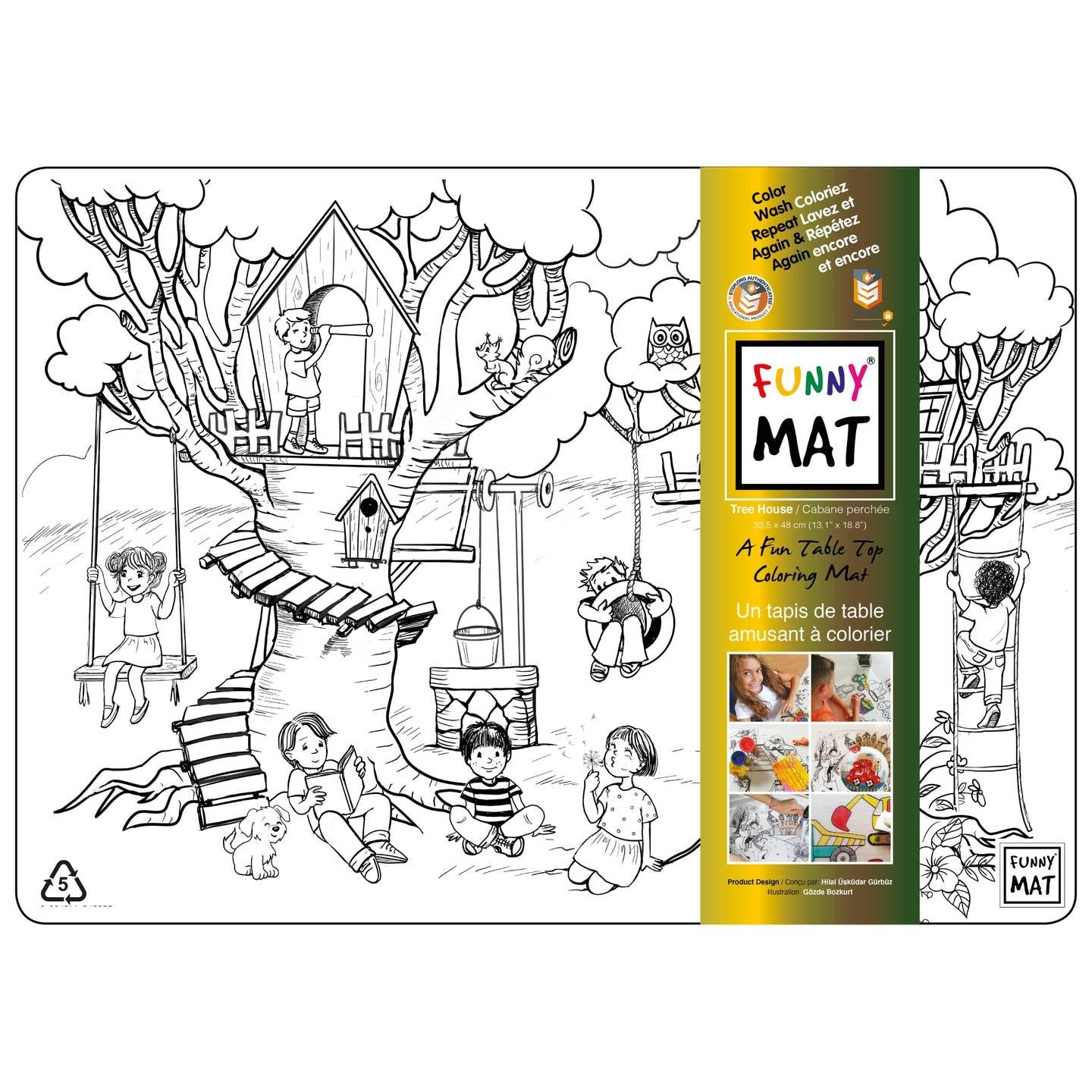 Funny Mat Placemat - Treehouse
