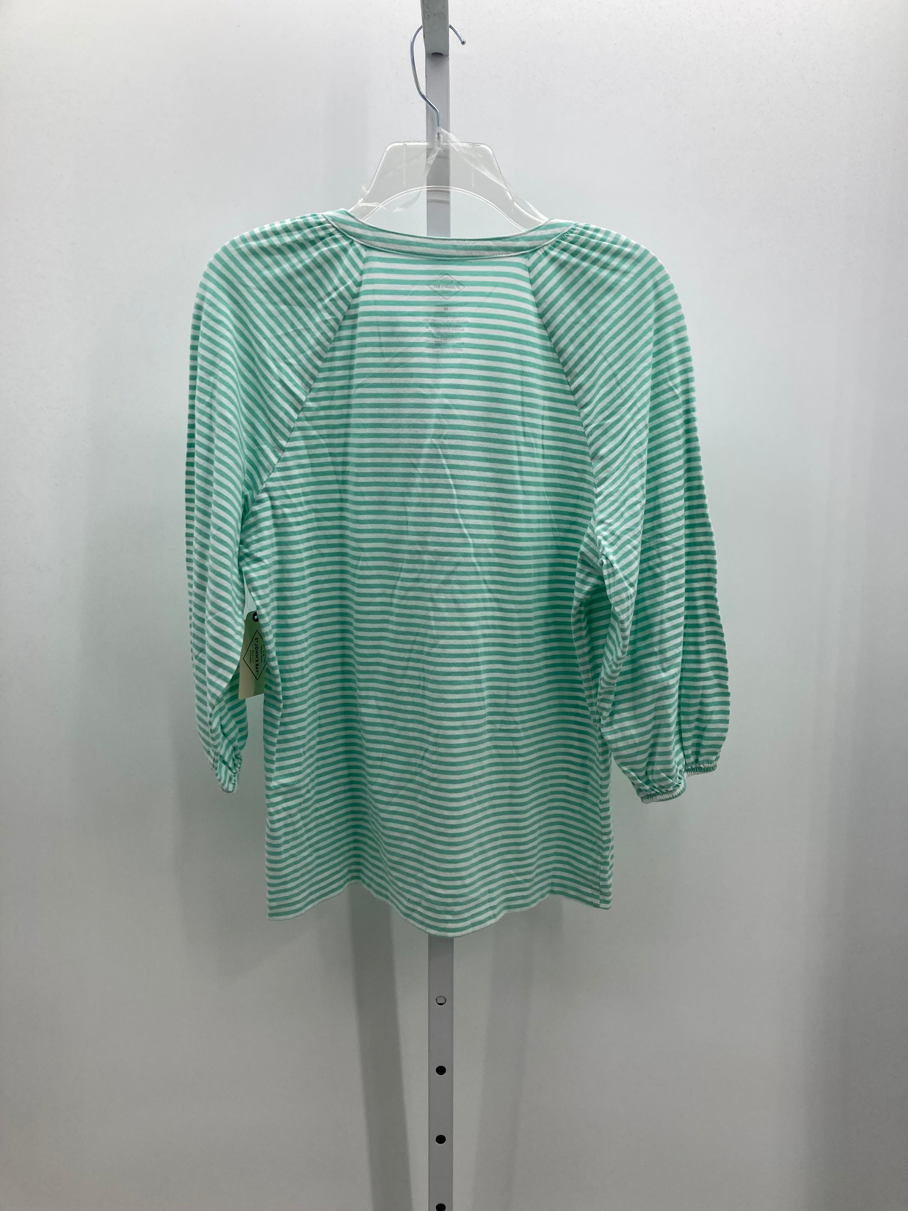 St. Johns Bay Size Medium Misses 3/4 Sleeve Shirt