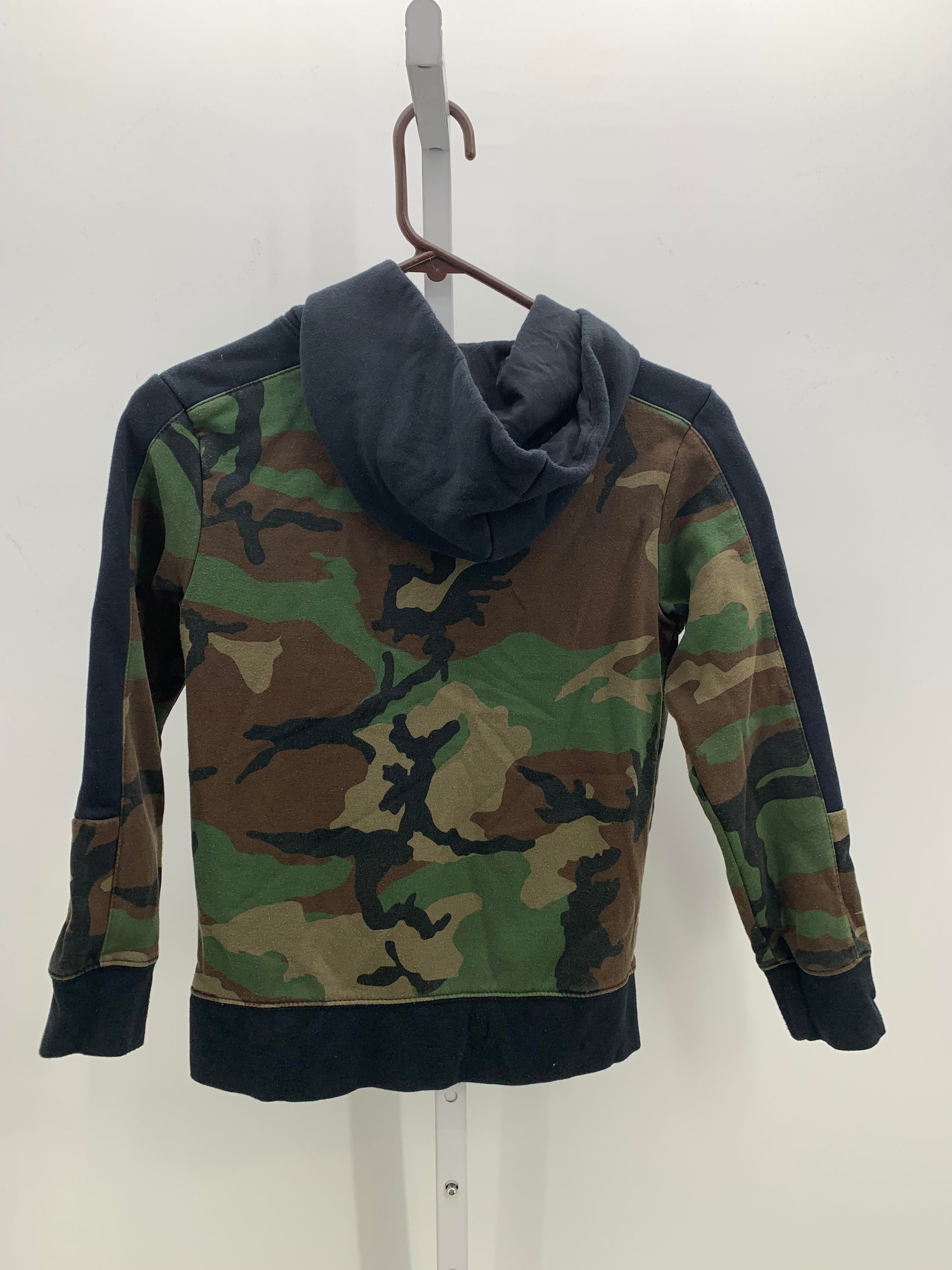 CAMO HOODED KNIT