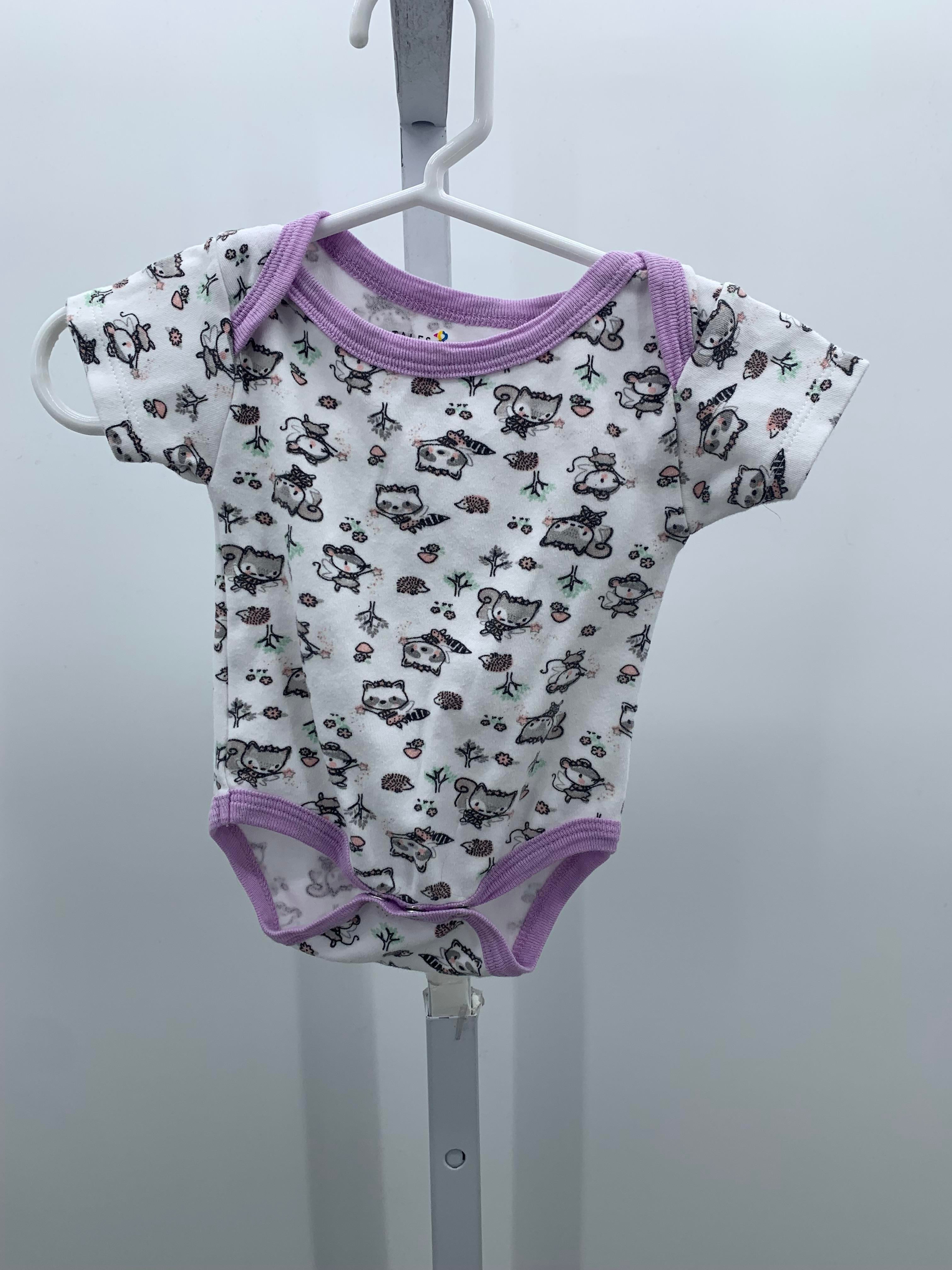 Size 0-3 months Girls Short Sleeve Shirt