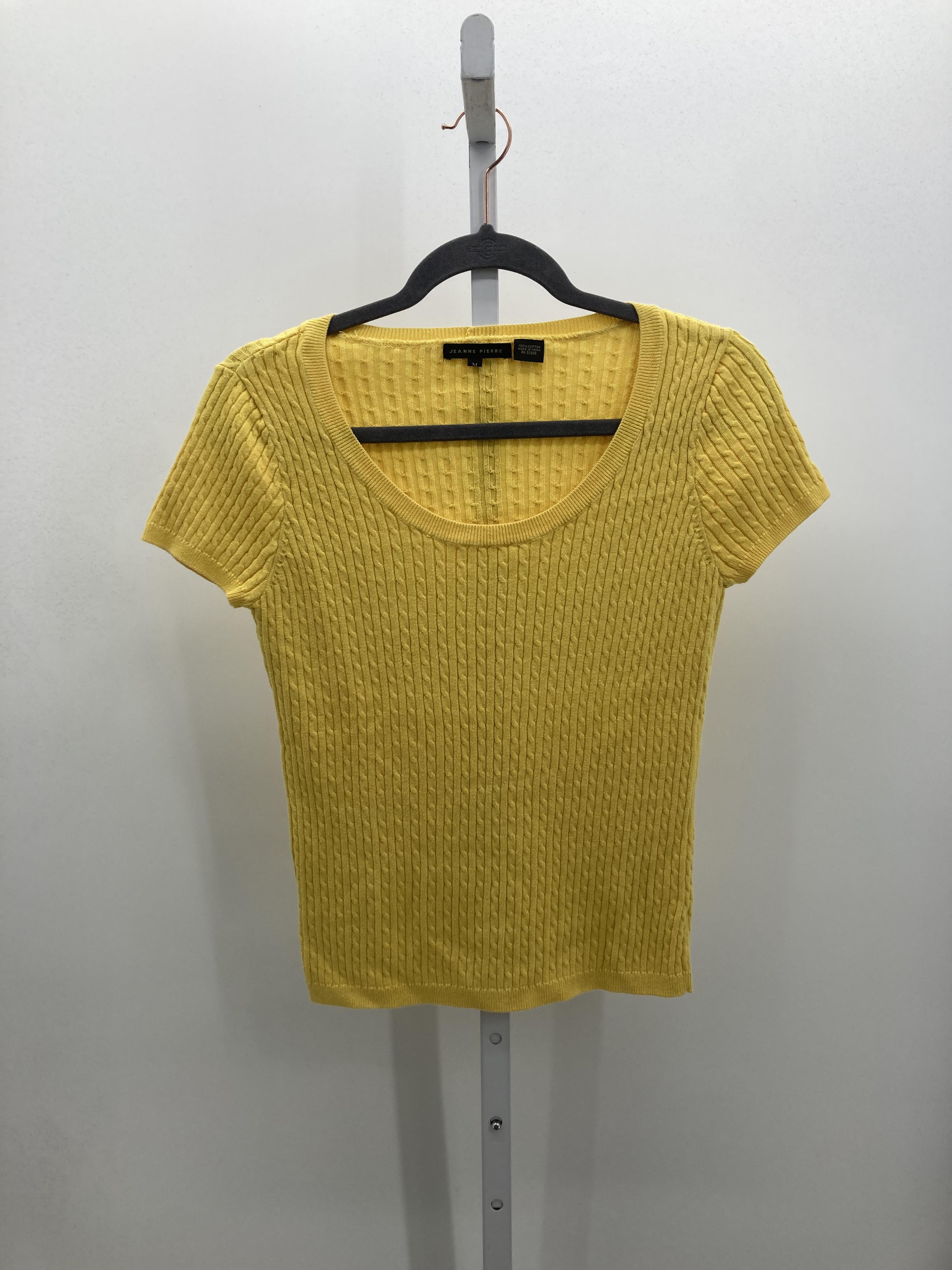 Jeanne Pierre Size Medium Misses Short Slv Sweater