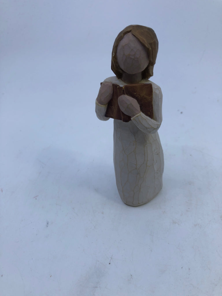 WILLOW TREE LOVE OF LEARNING- GIRL WITH BOOK.